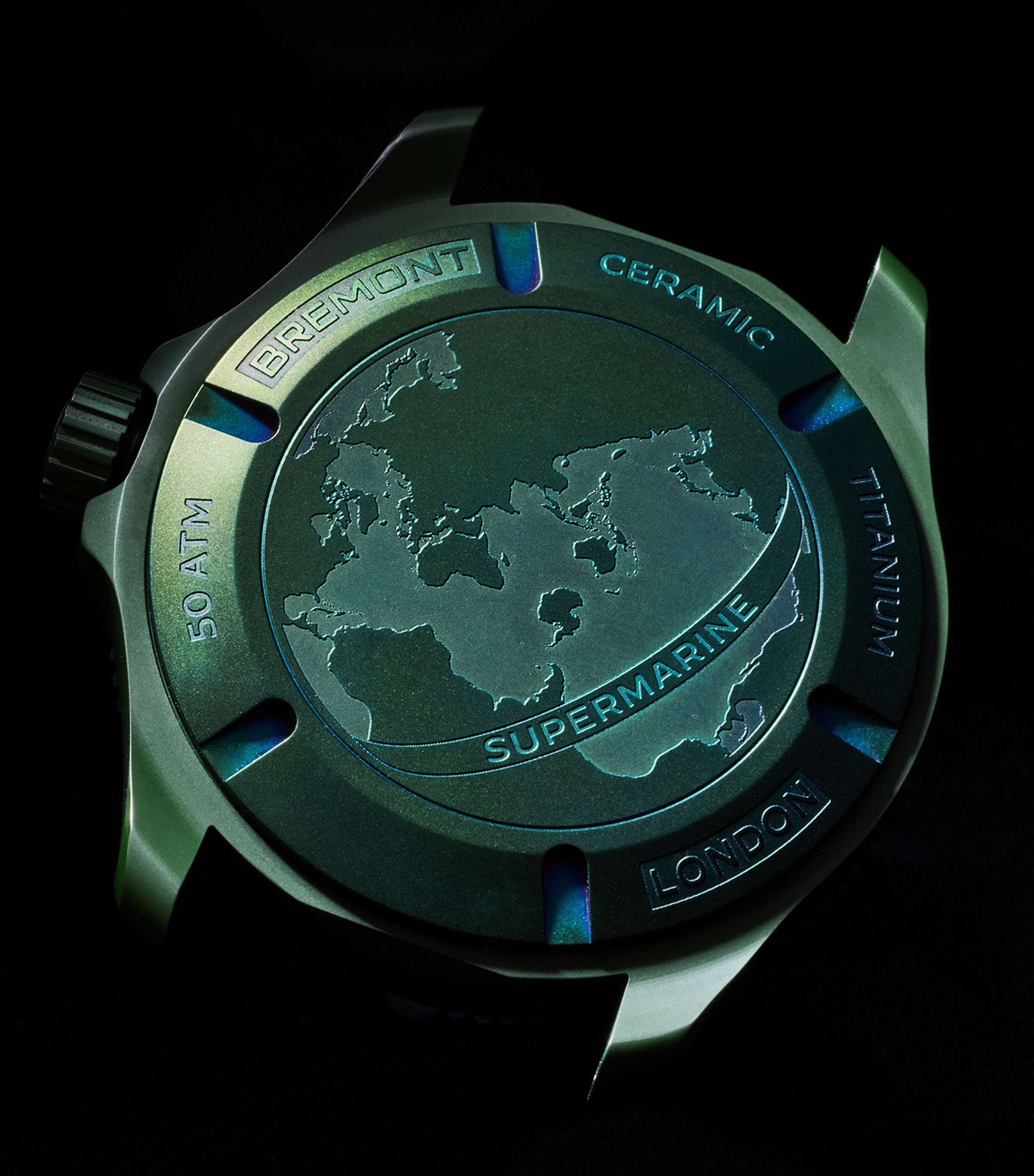 Ceramic Supermarine Watch 43mm GREEN Image 4