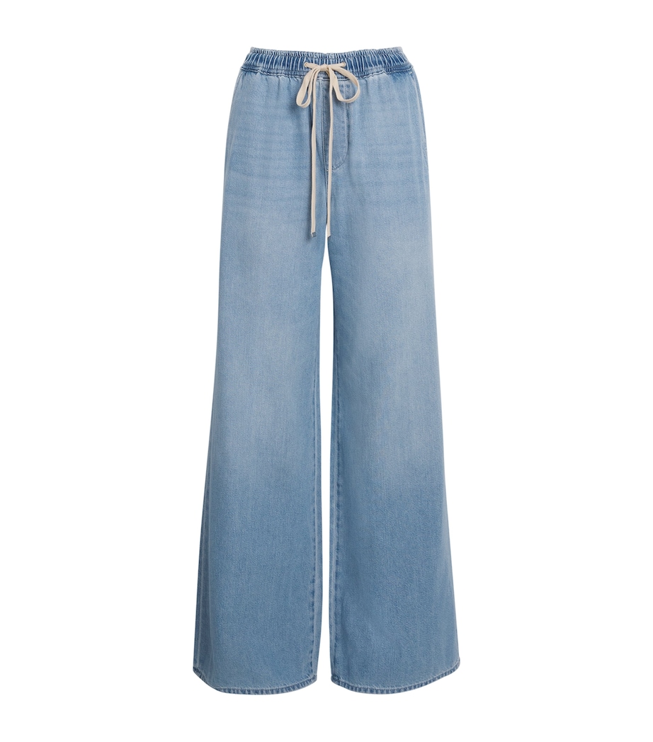 Pull On Wide-Leg Jeans U71BA HANA Image 1
