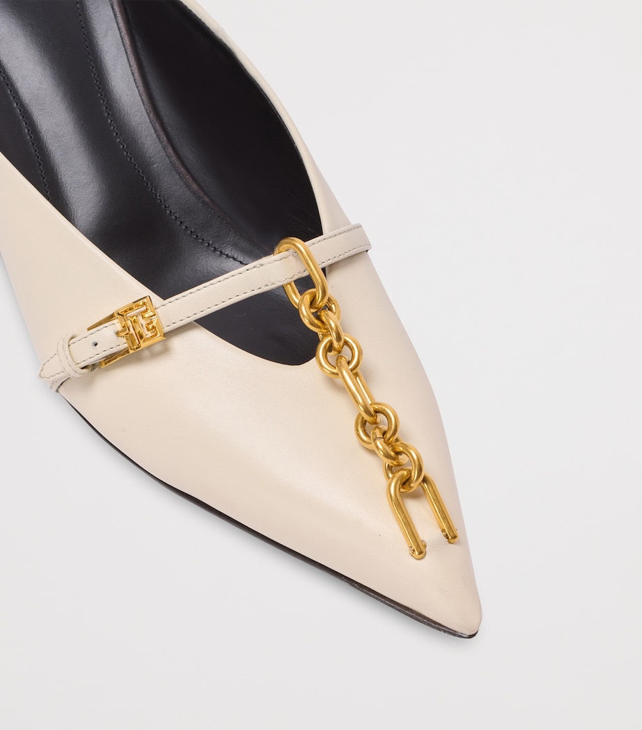 Leather Sync Mules 50 0AI IVOIRE Image 8