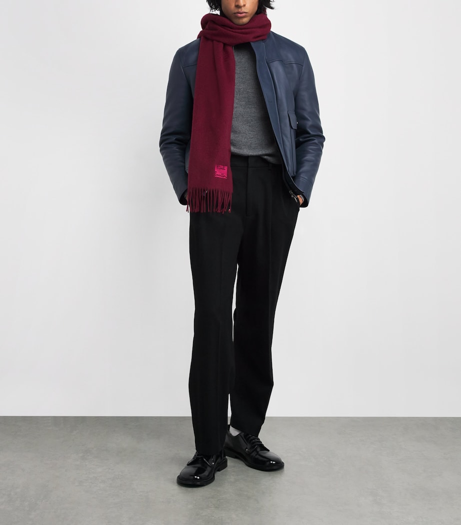 Cashmere Scarf 28_BURGUNDY/BORDE Image 2