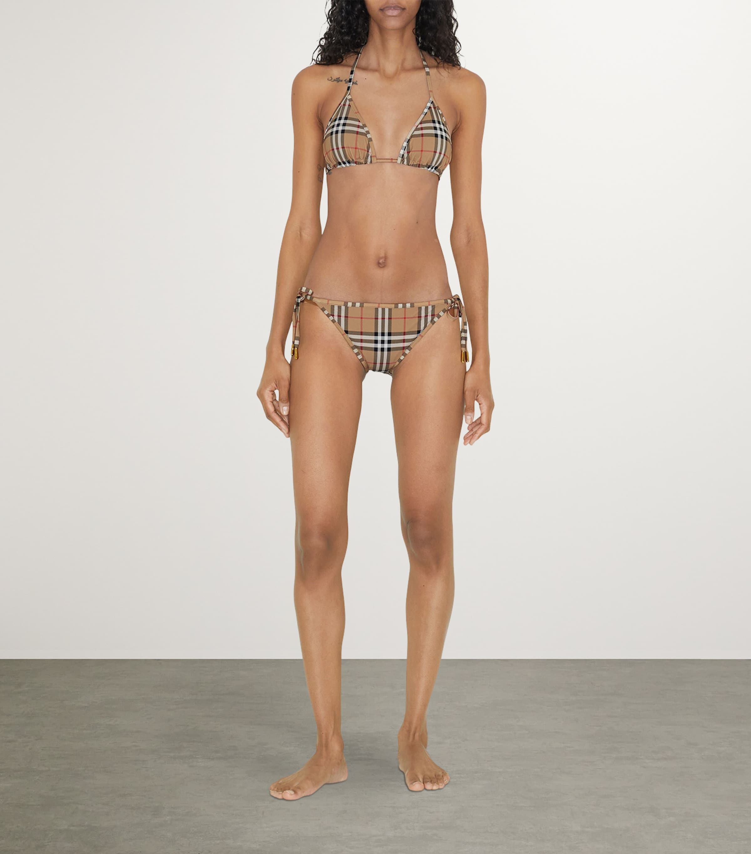 Check Triangle Bikini ARCHIVE BEIGE IP CHK Image 2