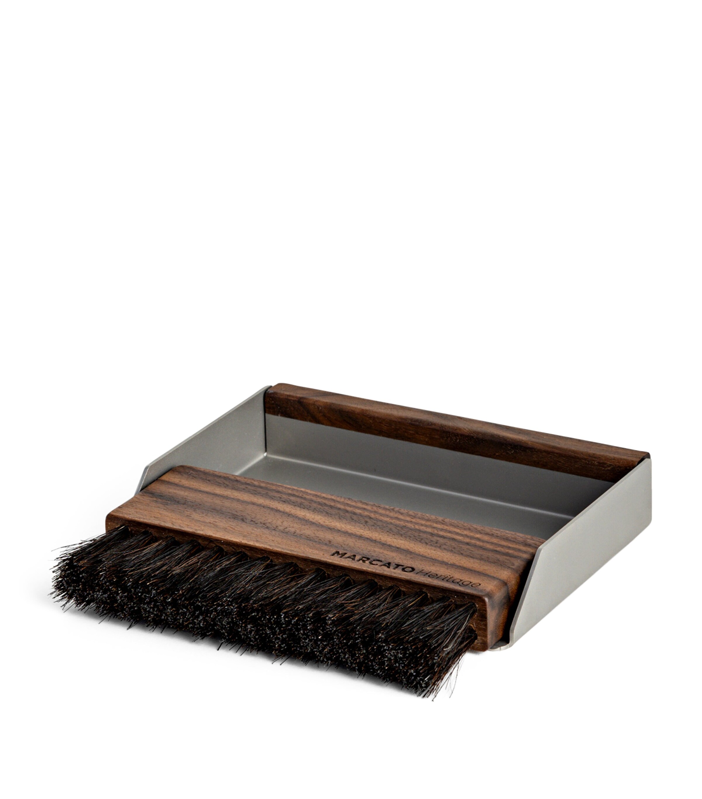 Briciola Brush and Crumb Catch DARK COLOUR WOOD Image 2