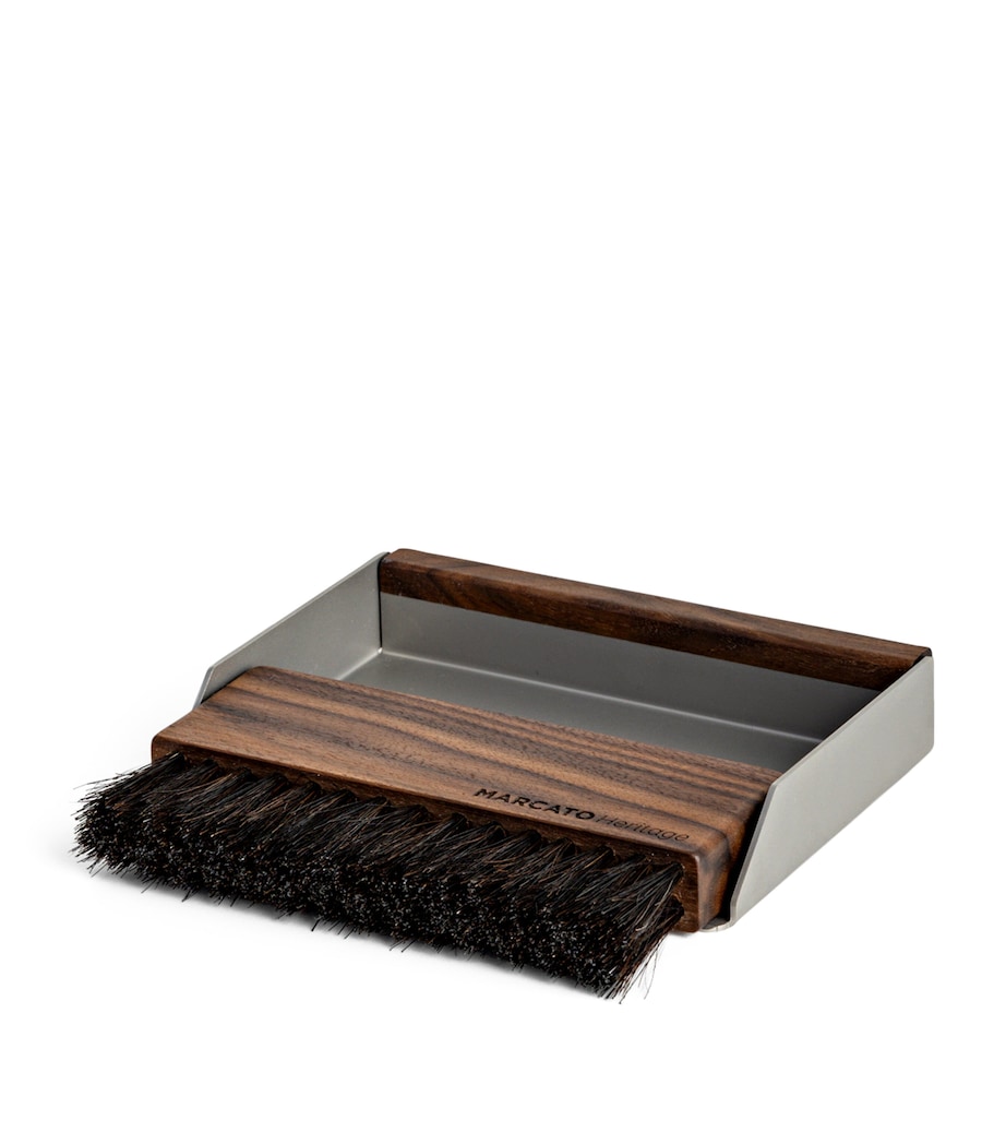 Briciola Brush and Crumb Catch DARK COLOUR WOOD Image 2