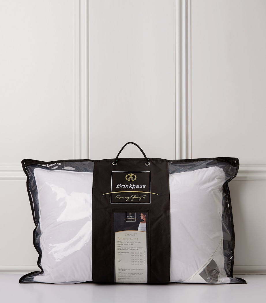 Chalet Box Pillow (50cm x 75cm) WHITE Image 1