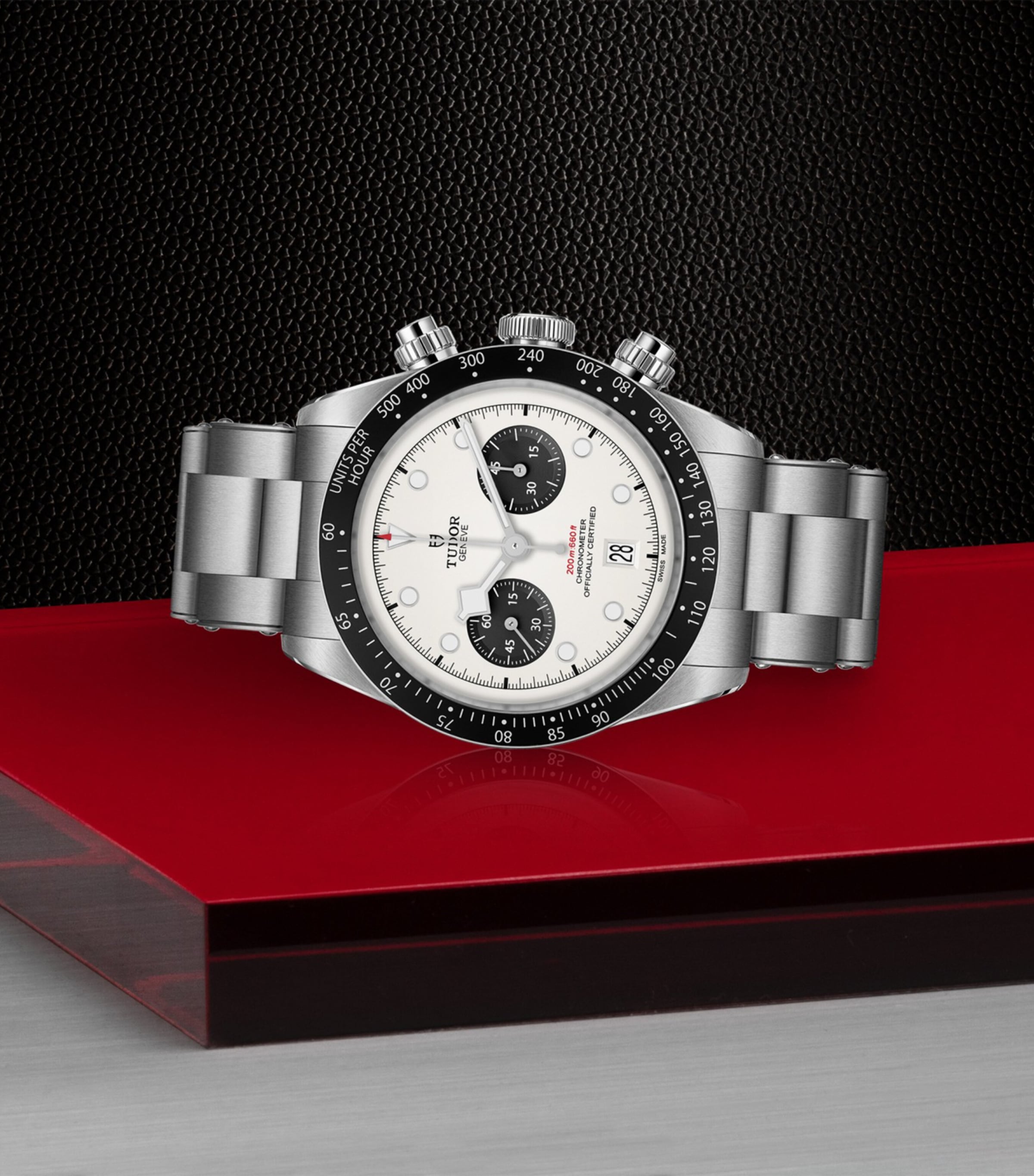 TUDOR Black Bay Chrono Stainless Steel Watch 41mm White Image 3