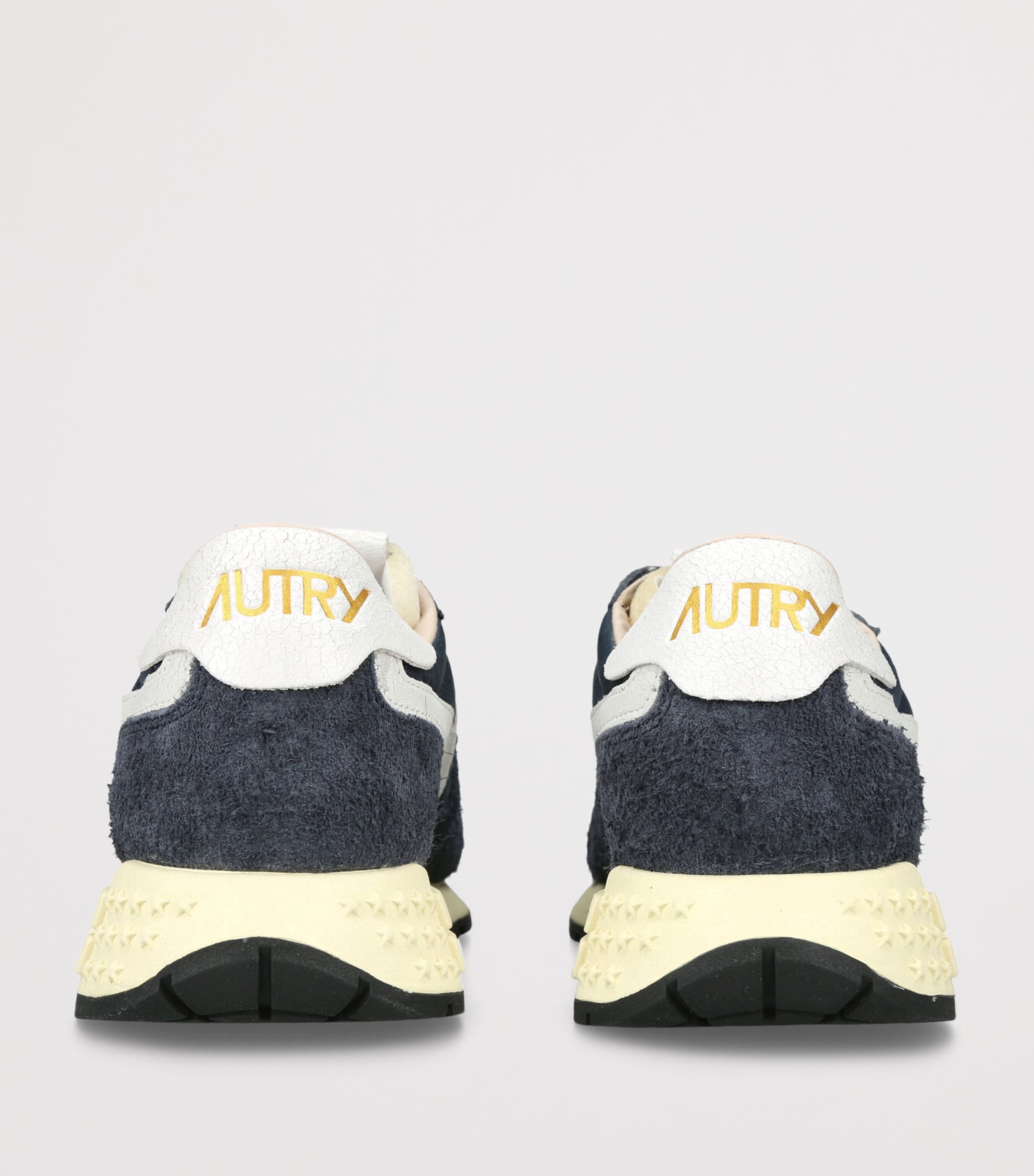 Autry Navy Leather Reelwind Low-Top Sneakers | Harrods IN