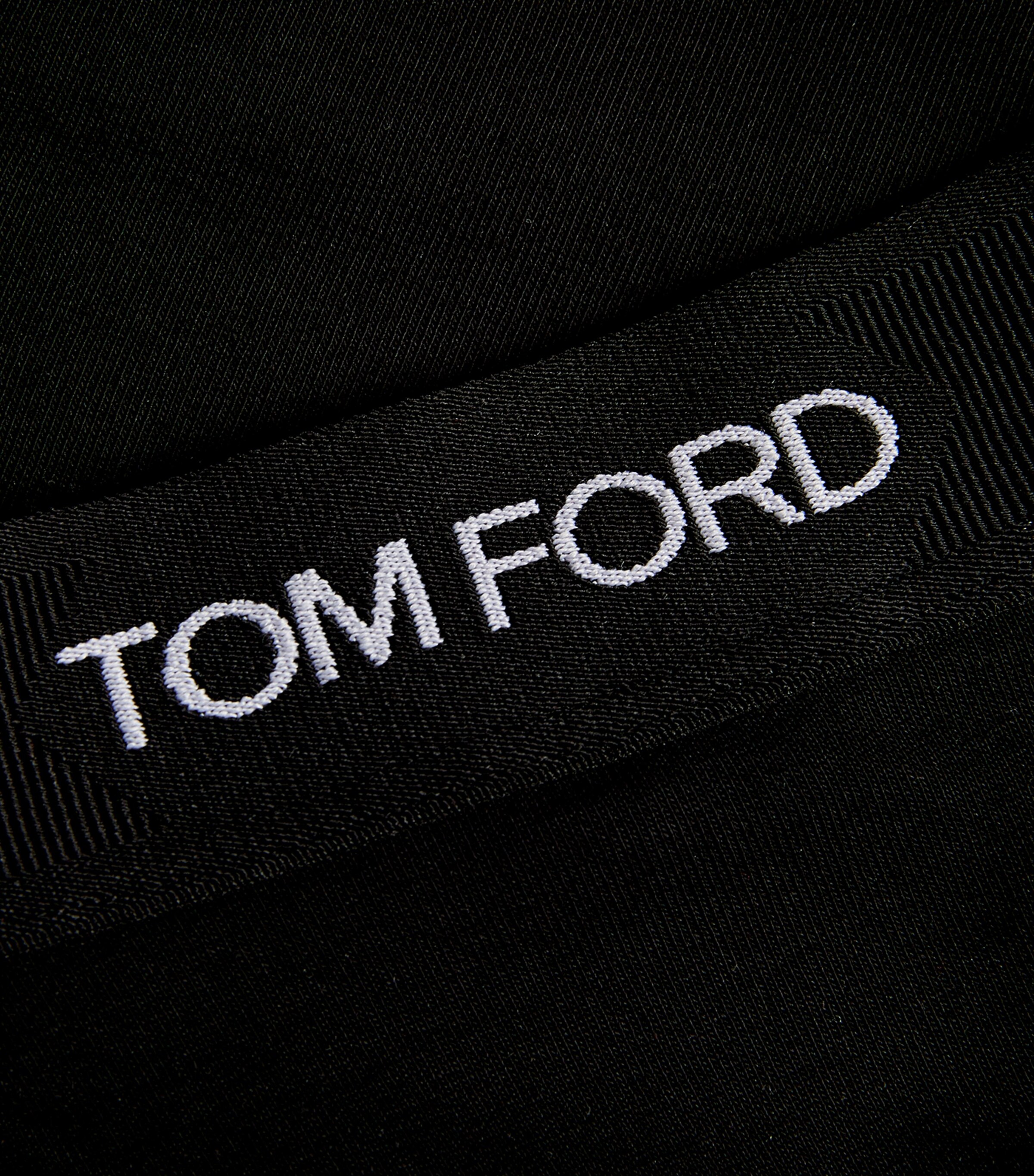 Stretch-Cotton Logo Briefs (Pack of 2) 002 BLACK Image 8