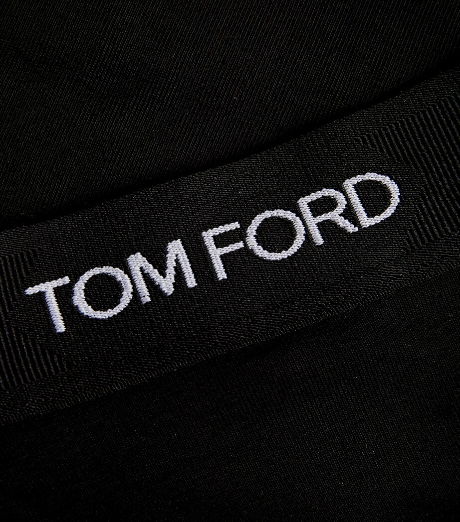 Stretch-Cotton Logo Briefs (Pack of 2) 002 - BLACK Image 8