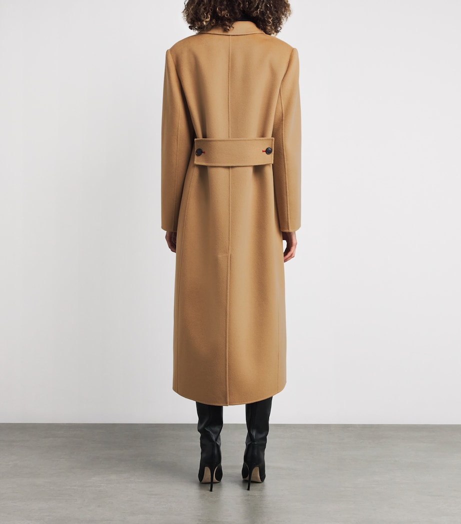 Wool-Cashmere Double-Faced Coat 44 CAMEL Image 4