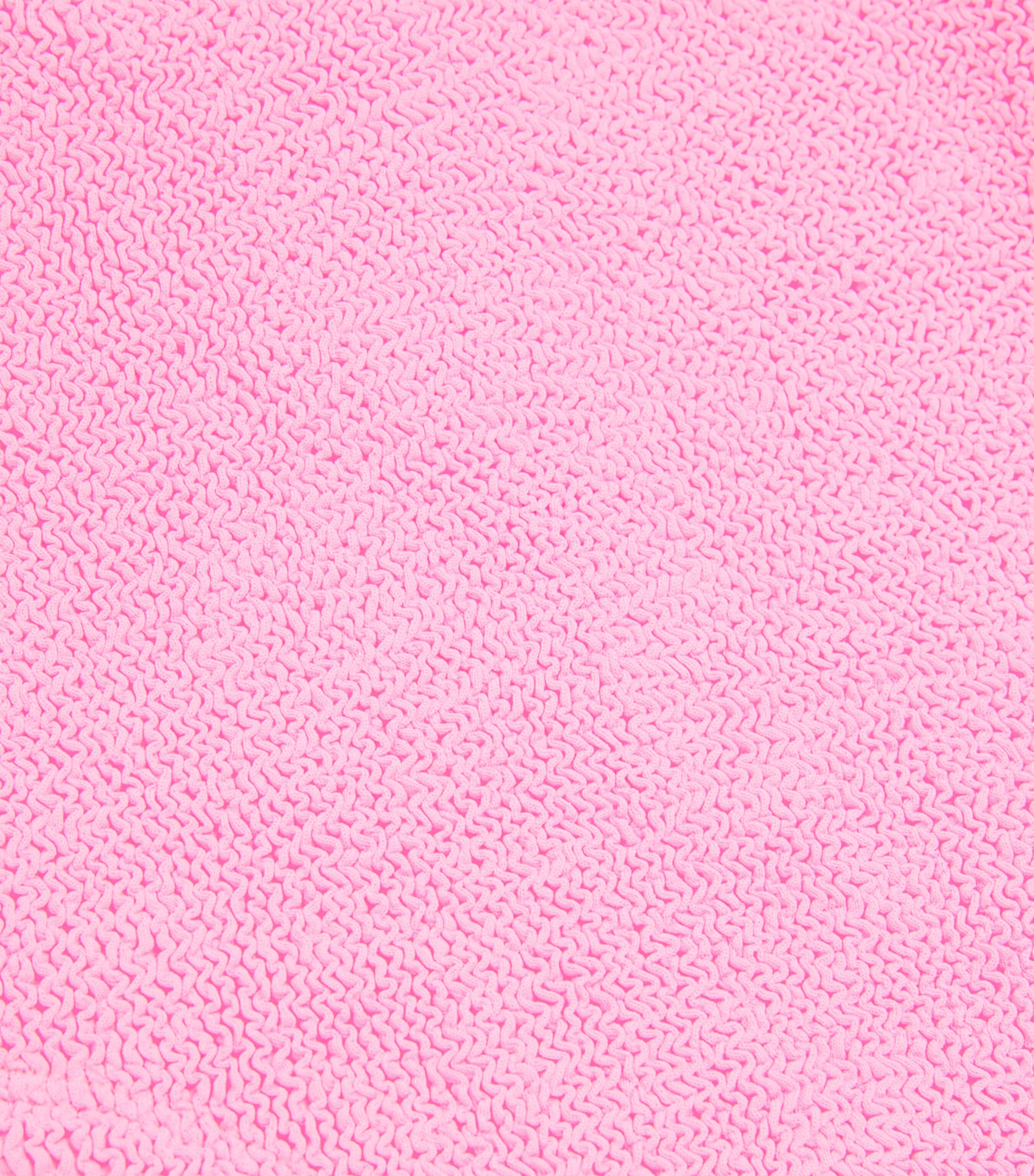 Hunza G Kids Ruffle-Trim Lara Swimsuit (7-12 Years) Bubblegum Image 3