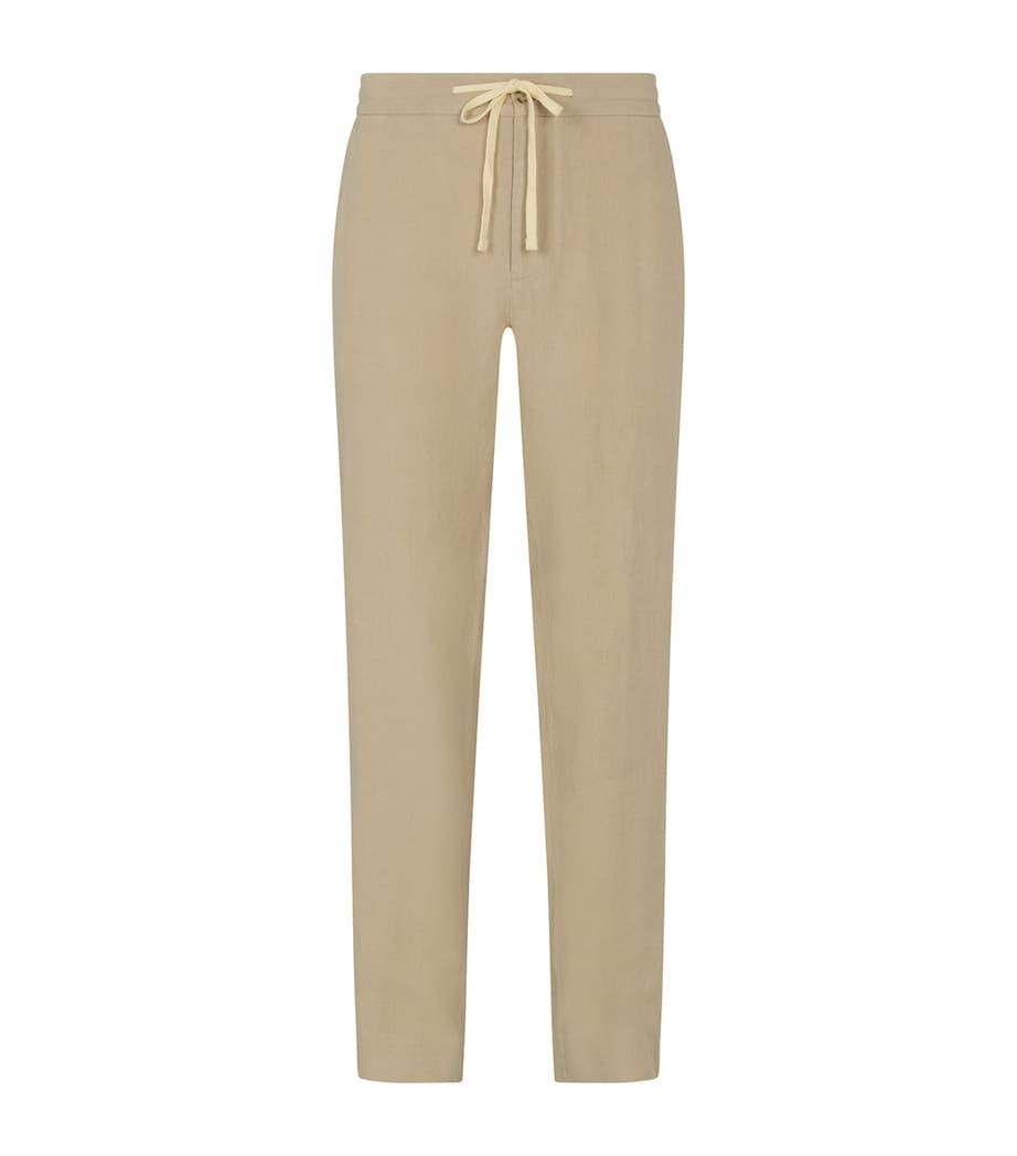 Hemp Drawstring Trousers PUMICE ROCK-189PRK Image 1
