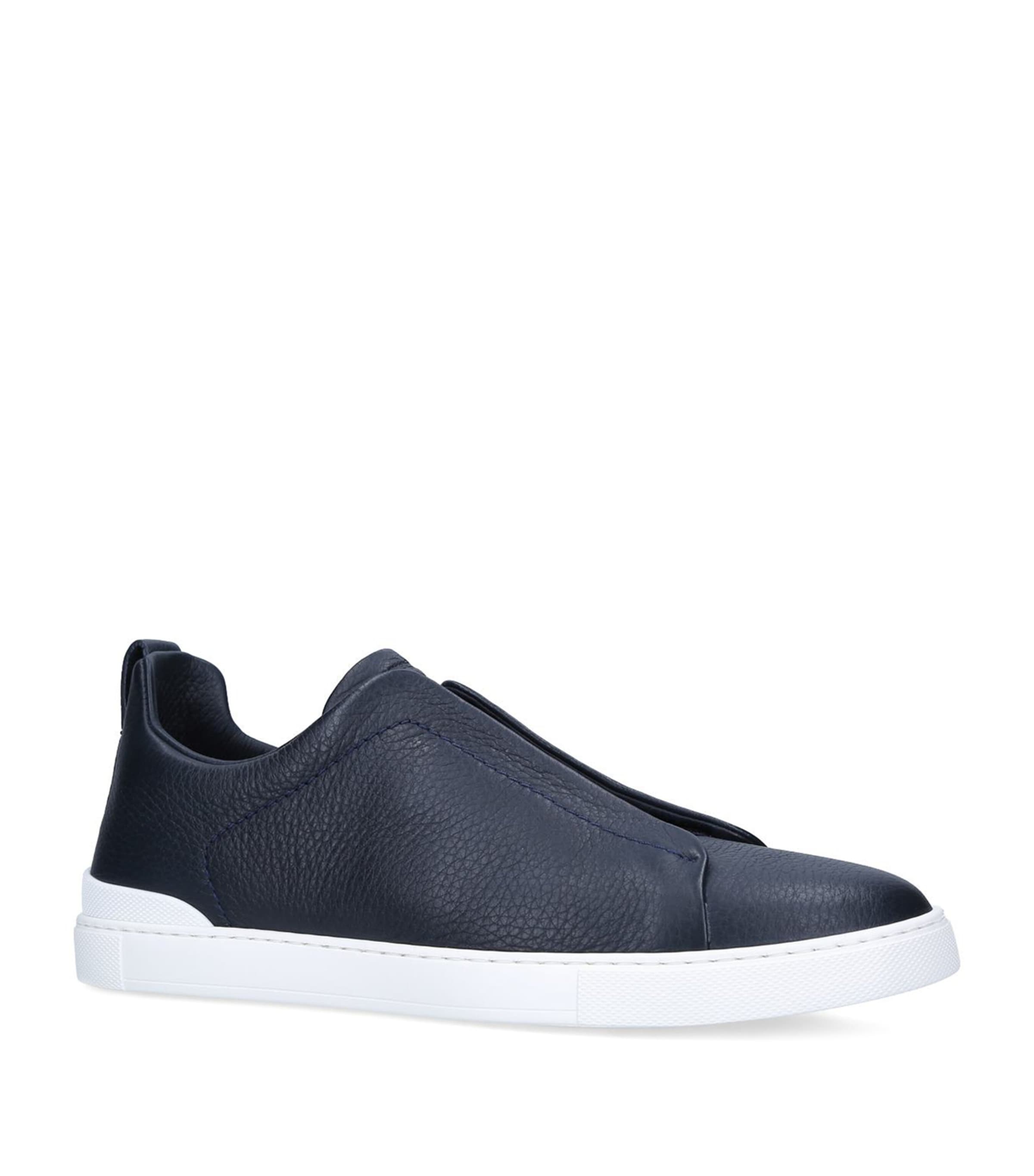 Zegna Triple Stitch Sneakers Harrods UK