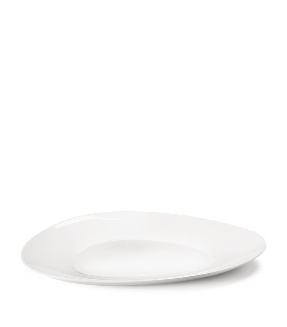 Porcelain Sky Serving Platter (40cm) WHITE Image 1