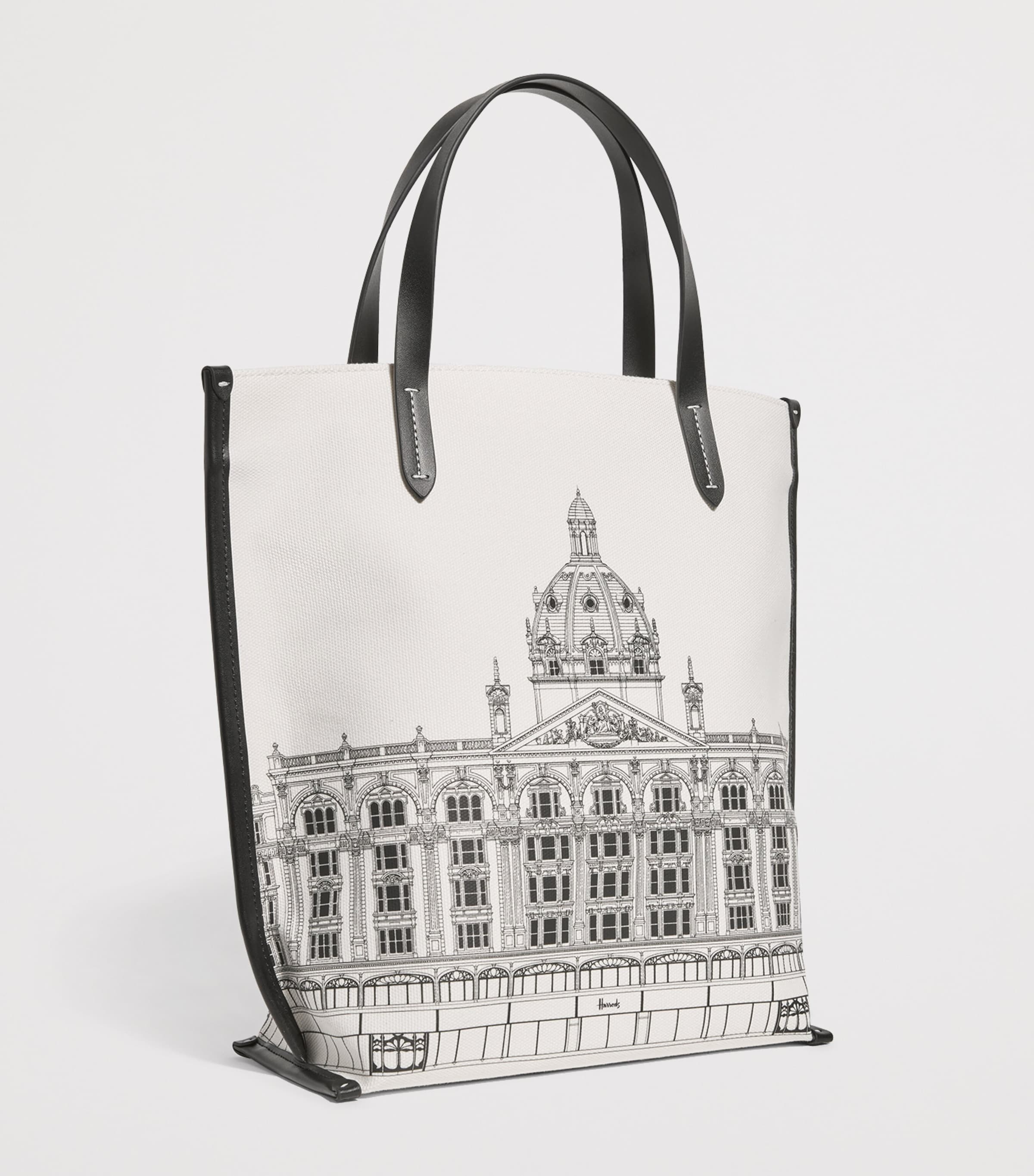 Small Building Shopper Bag CREAM Image 2