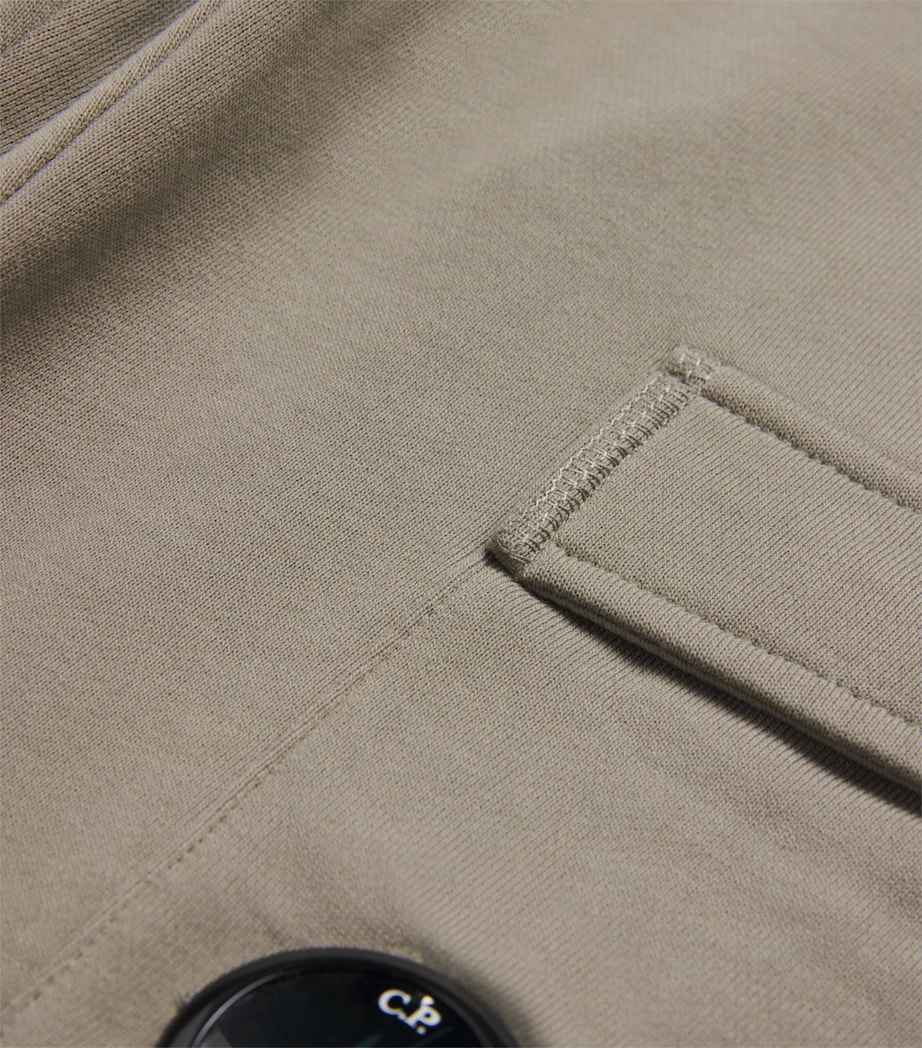 Cotton Goggle-Pocket Sweatpants (4-14 Years) 60503 - TAUPE GREY Image 3