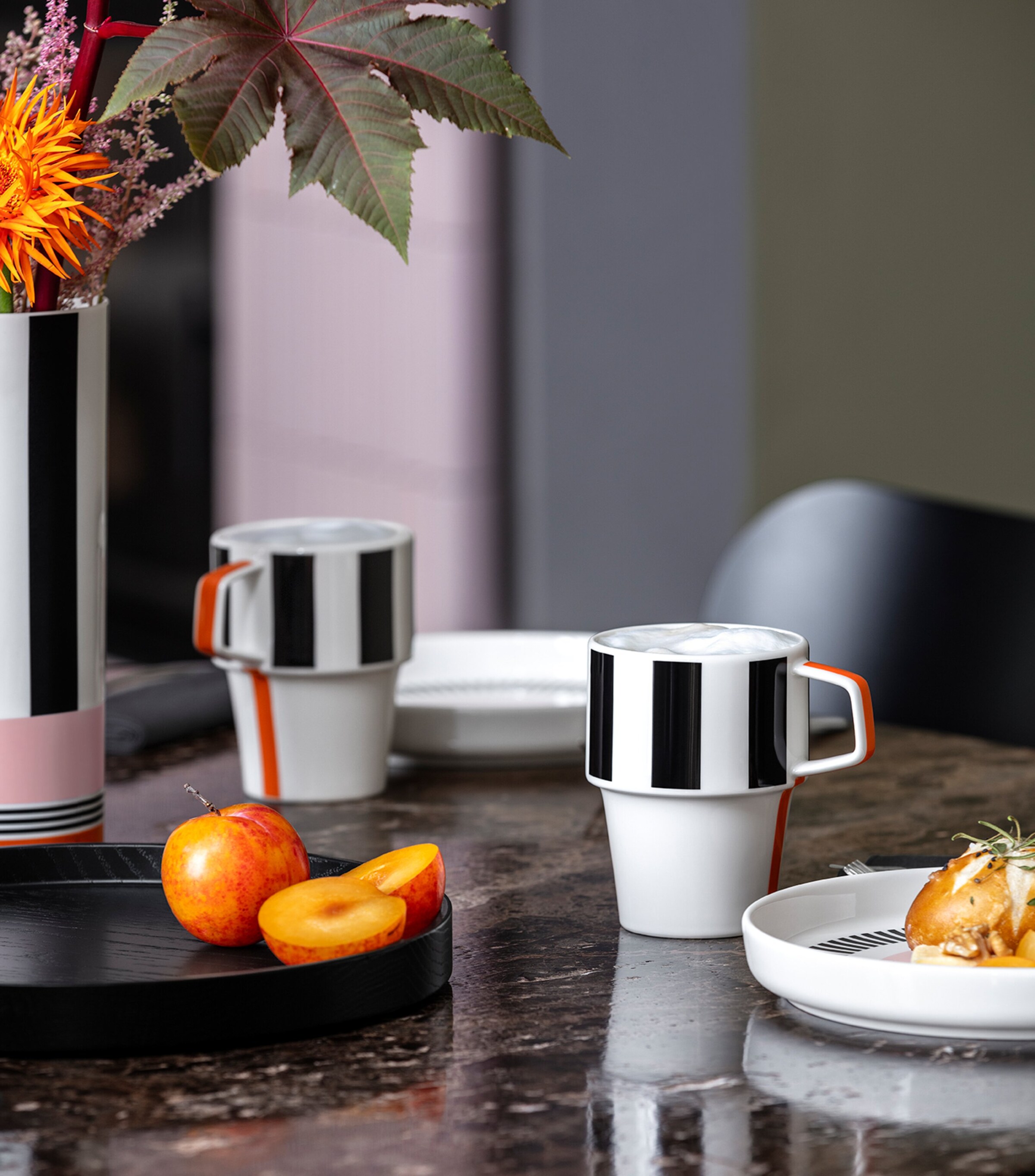 Porcelain Memphis Mug (320ml) WHITE Image 5