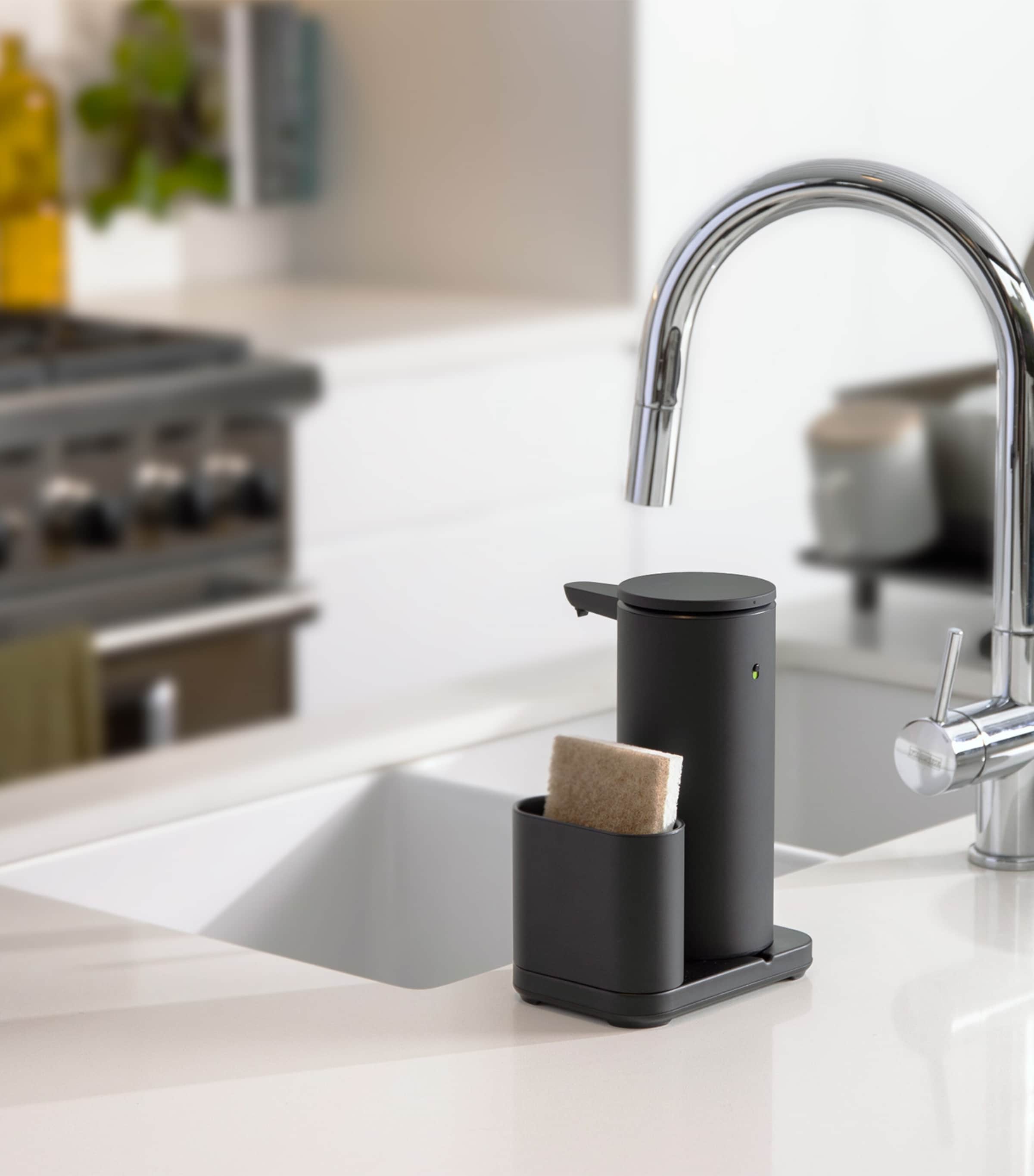 Large Sensor Dispenser with Caddy BLACK Image 2