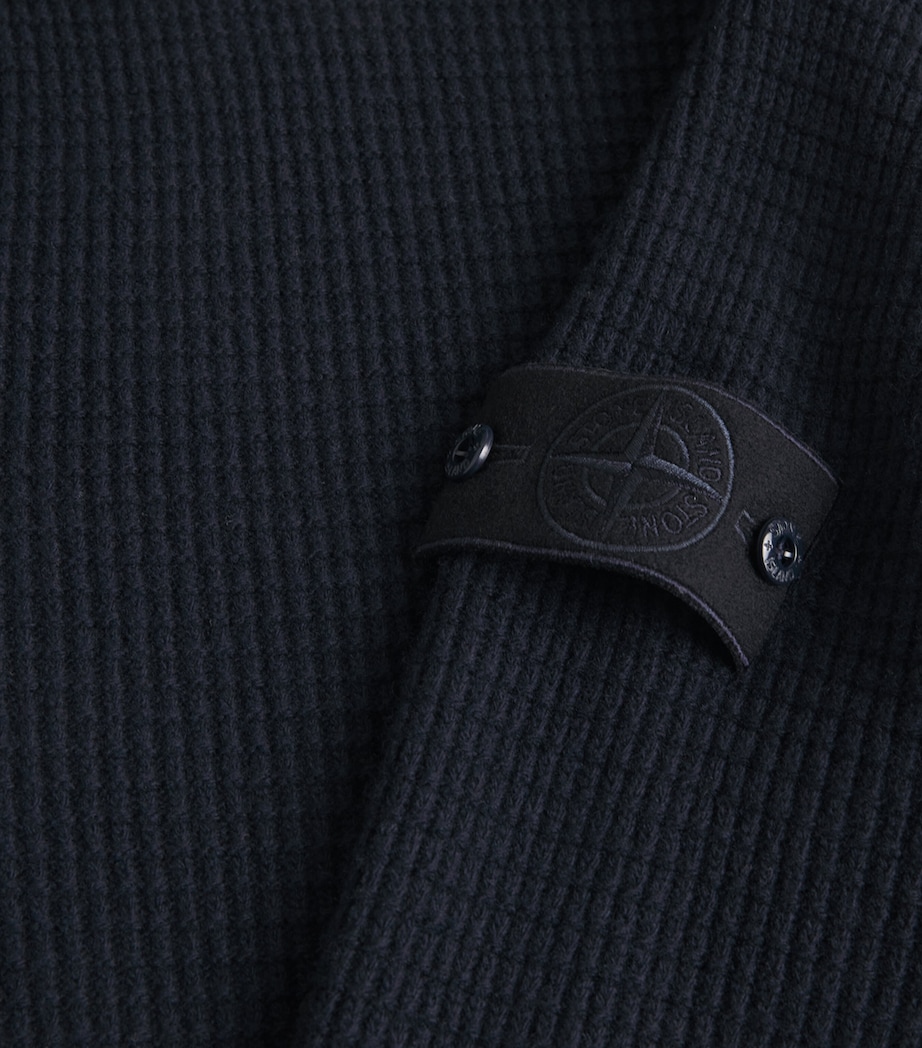GHOST PIECE Virgin Wool Cable-Knit Sweater V0020 Image 5