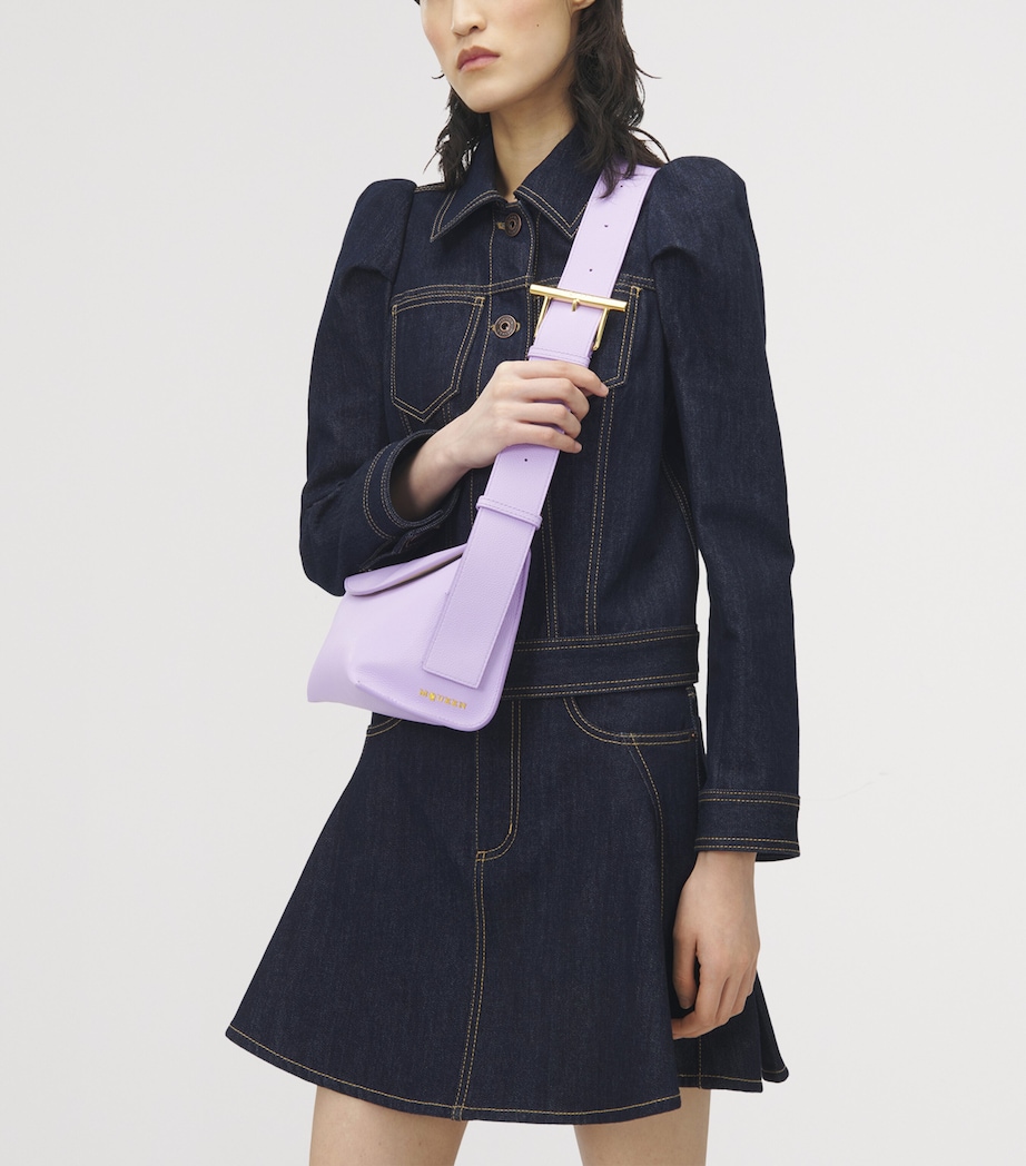 Leather Sling Cross-Body Bag 5340 Image 4