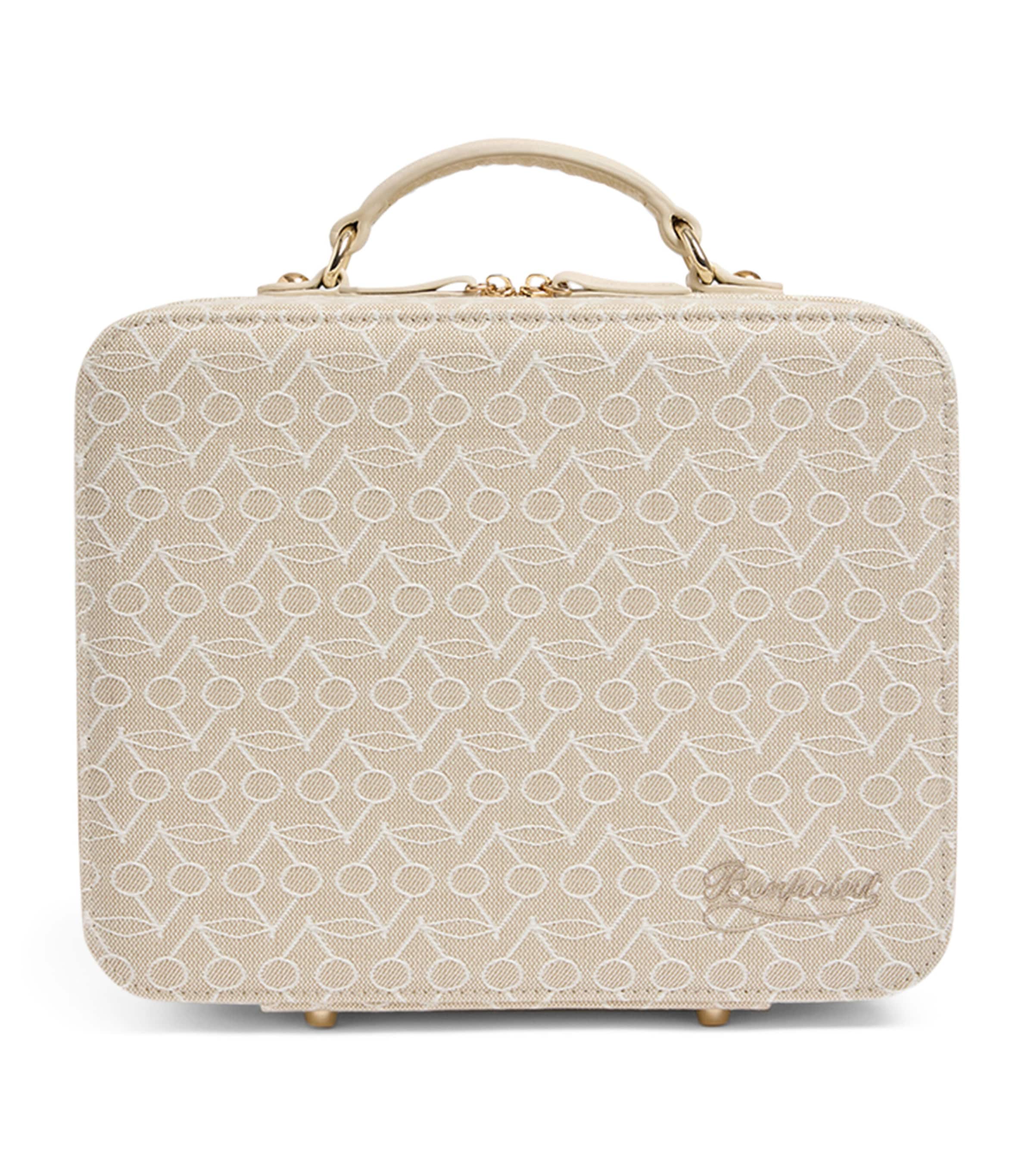 Bonpoint Mini Cotton Dalvia Suitcase In Sand