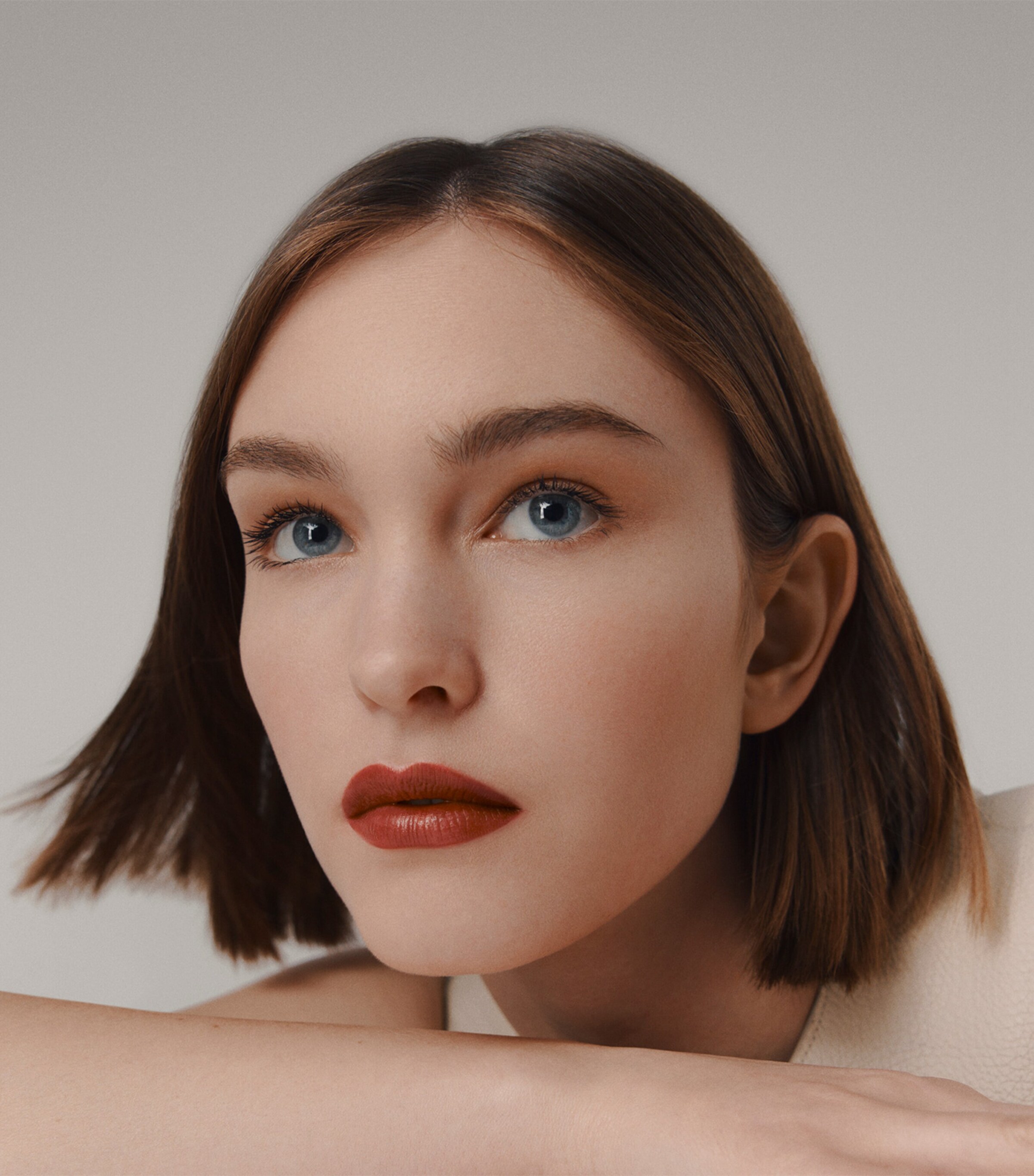 Rouge Hermès Satin Lipstick - 86 Beige Sienne BRUN SIENNE Image 6