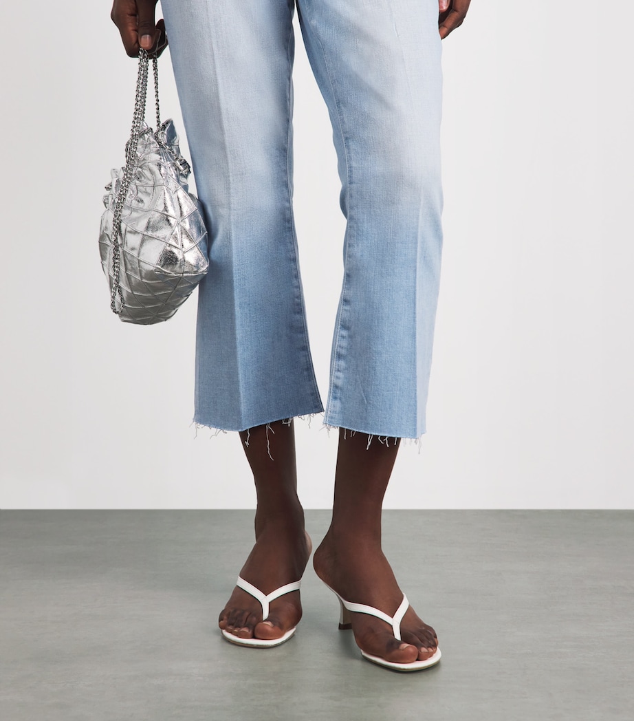 L'Agence Womens Cropped Kendra Flared Jeans Byrg Bayridge Image 3