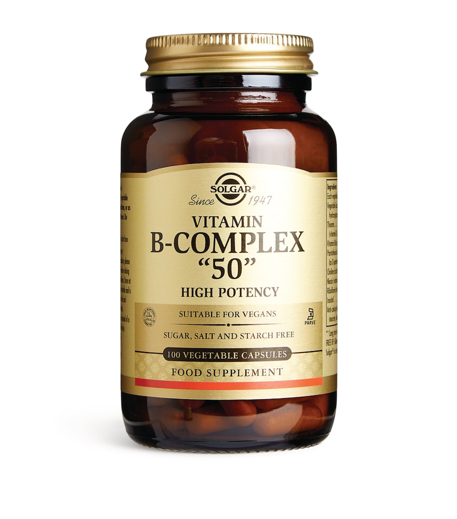 Vitamin B-Complex "50" High Potency (100 Capsules) NO COLOUR Image 1