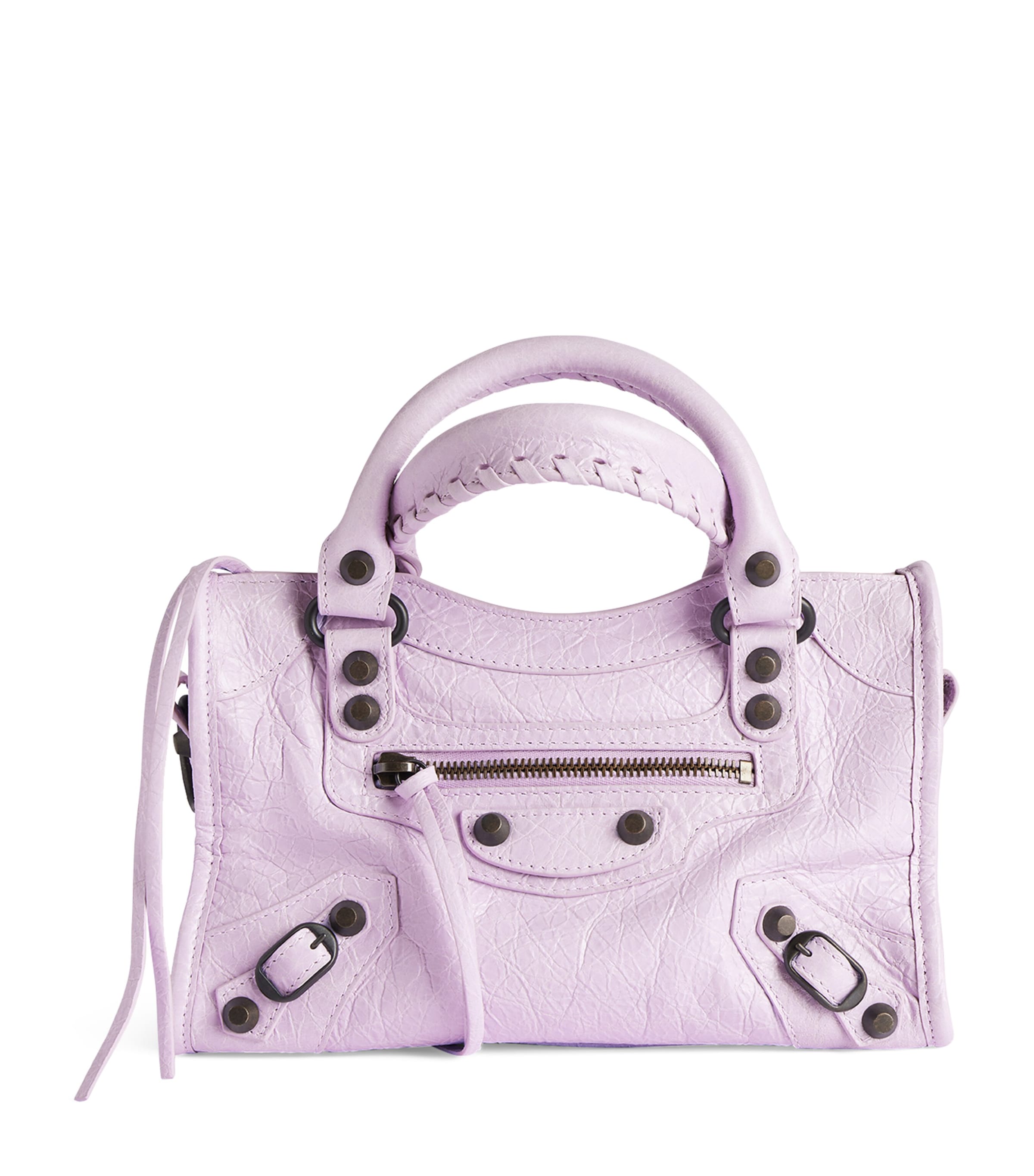 Balenciaga Mini Leather Le City Top-Handle Bag | Harrods US