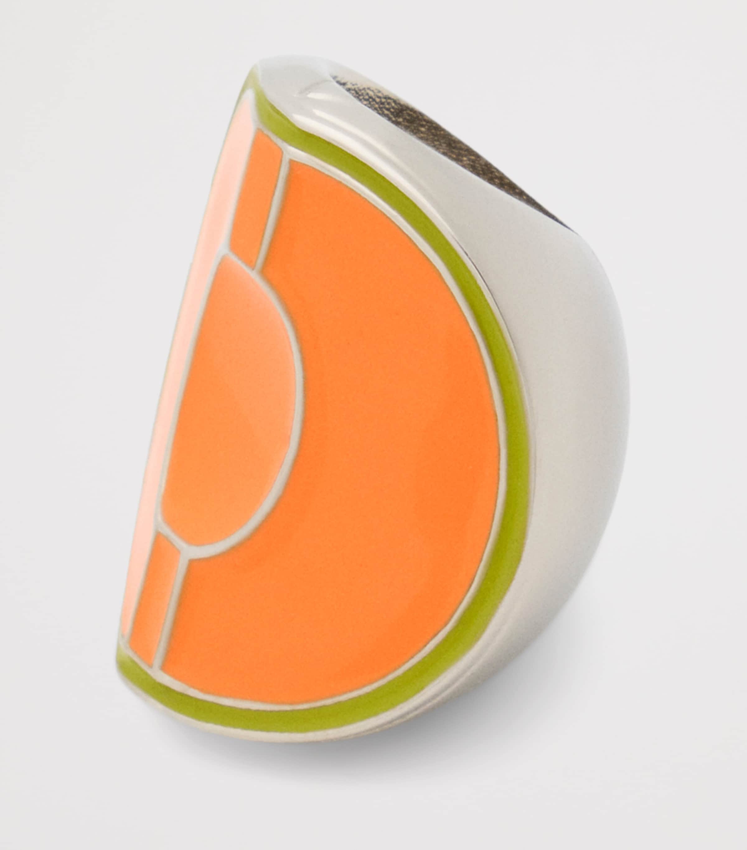 LOEWE Melon Dice Charm Silver/orange Image 2