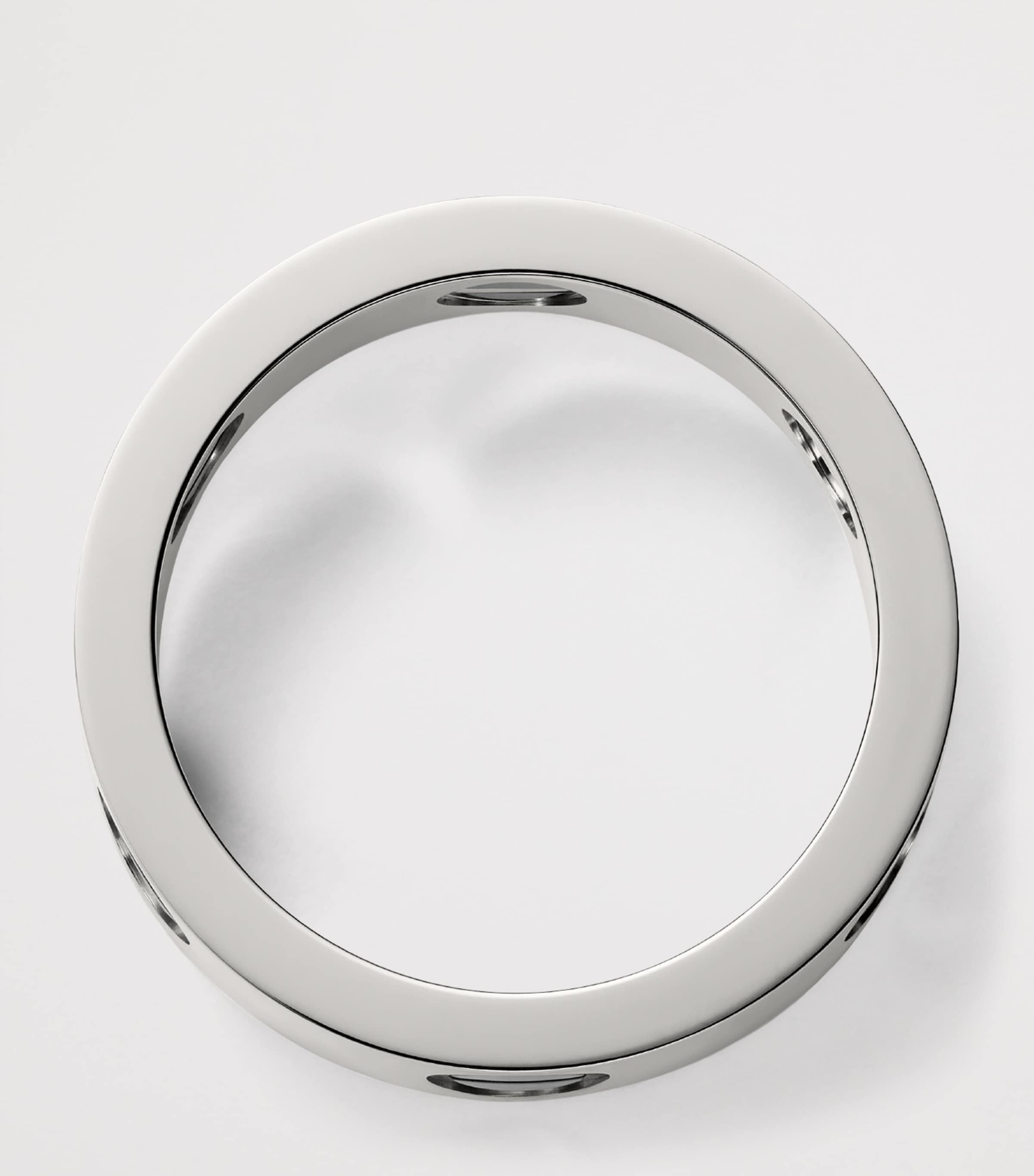 Cartier White Gold and Ceramic Love Ring White Gold Image 4