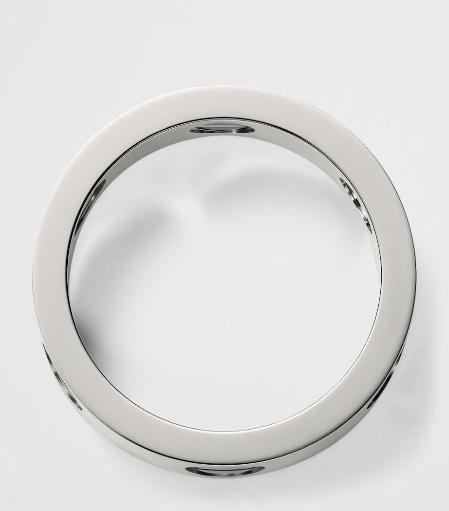 Cartier White Gold and Ceramic Love Ring White Gold Image 4