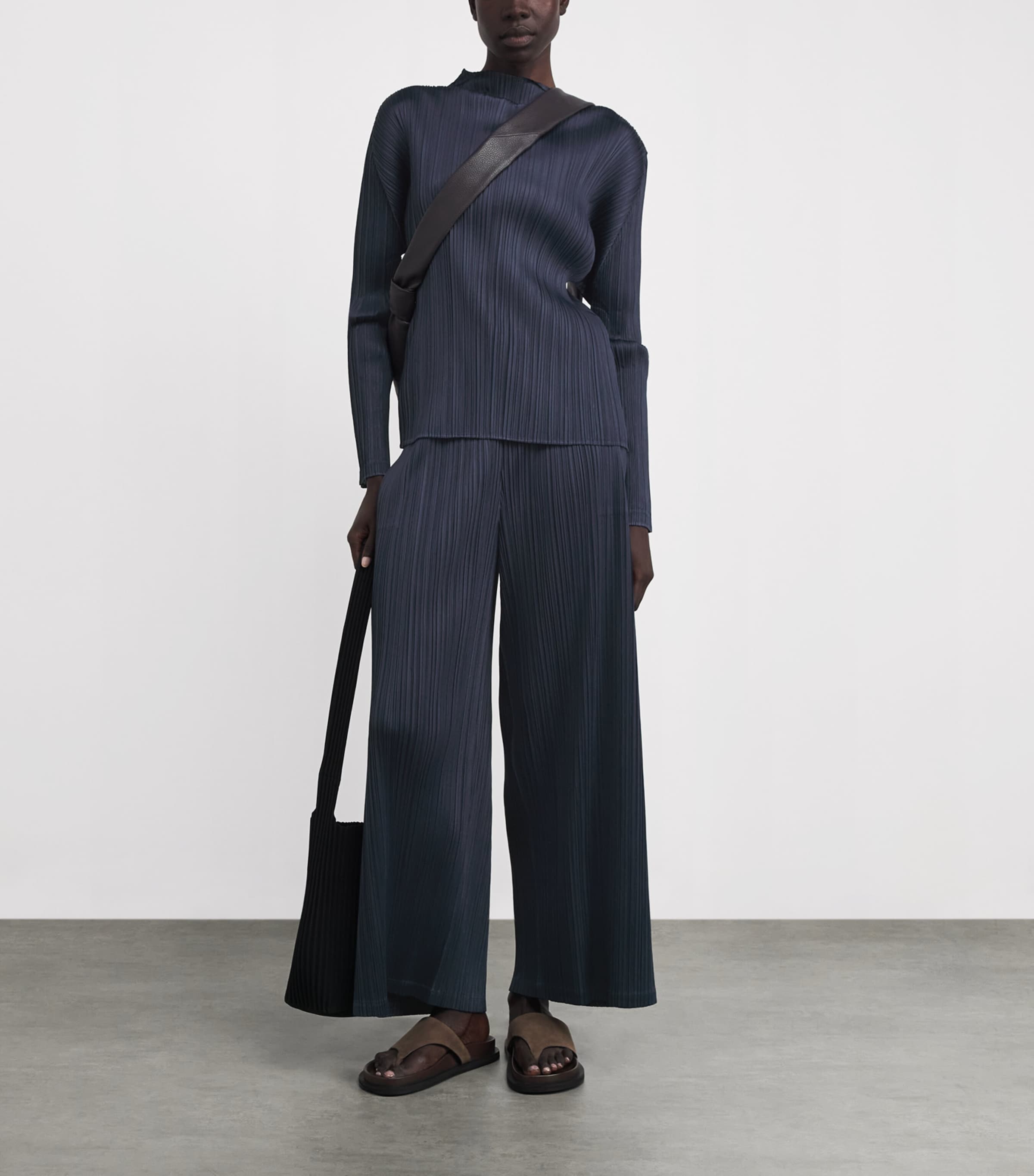 January Monthly Colours Trousers DARK NAVY Image 2