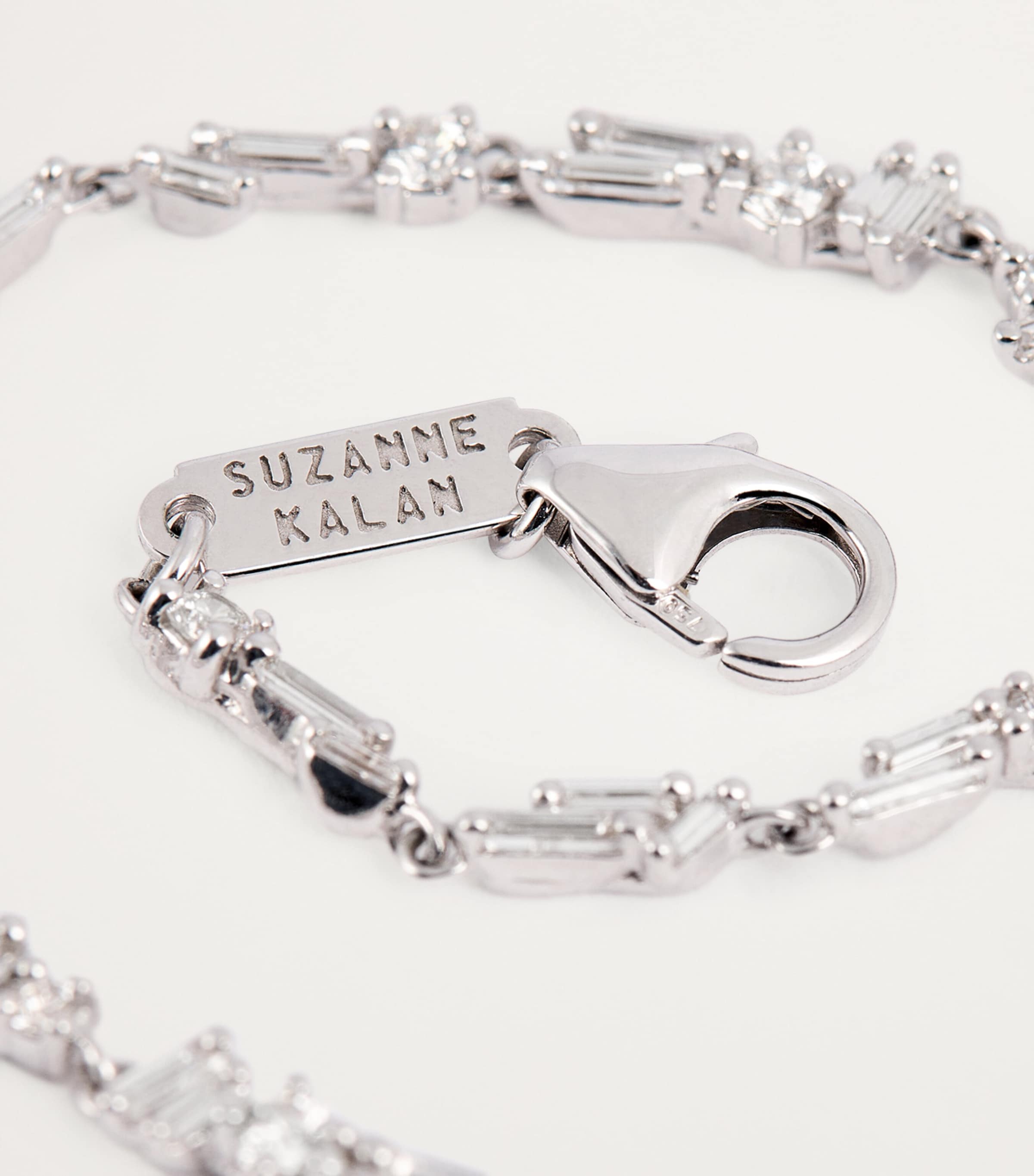 White Gold and Diamond Sparkler Bracelet 18K WG/WD Image 6