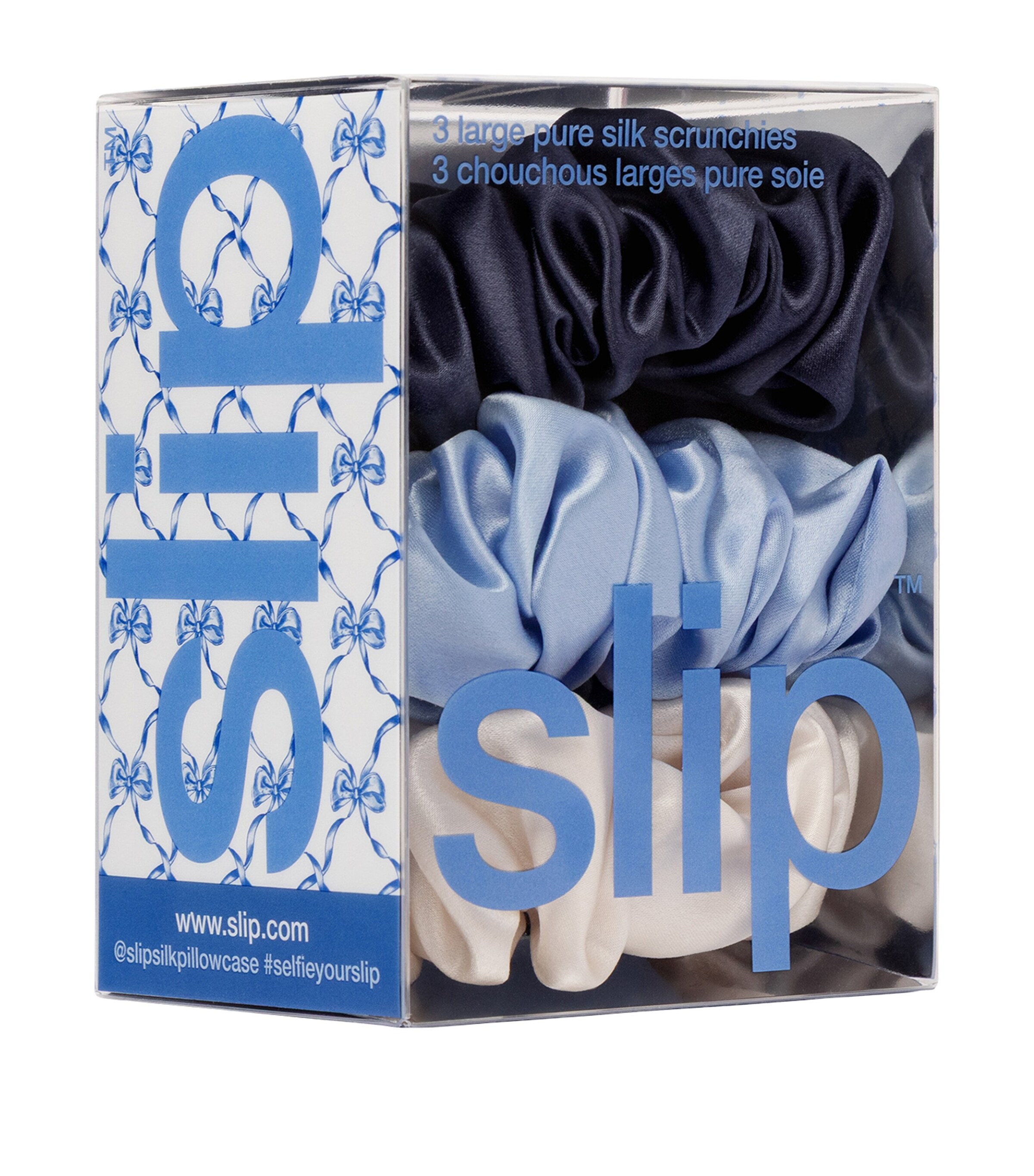 Slip Pure Silk Large Scrunchies (Pack of 4) Skye Image 7