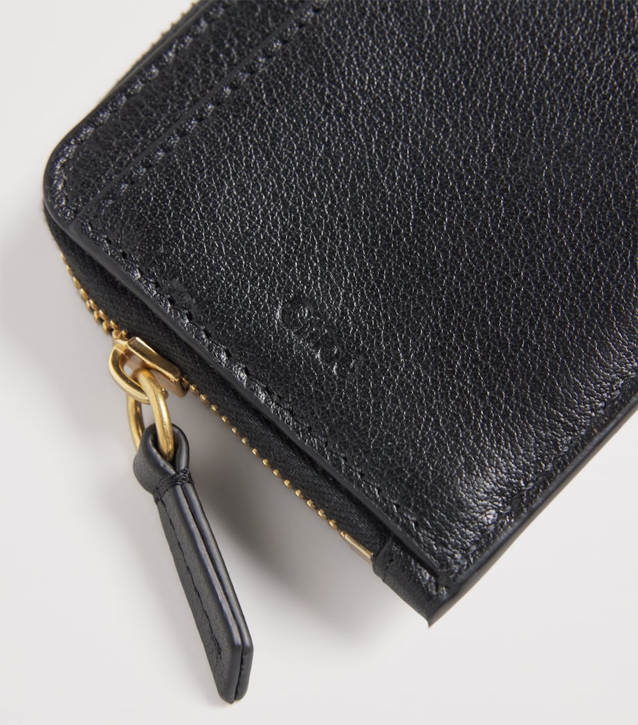 Small Grained Leather Paddington Purse BLACK Image 4