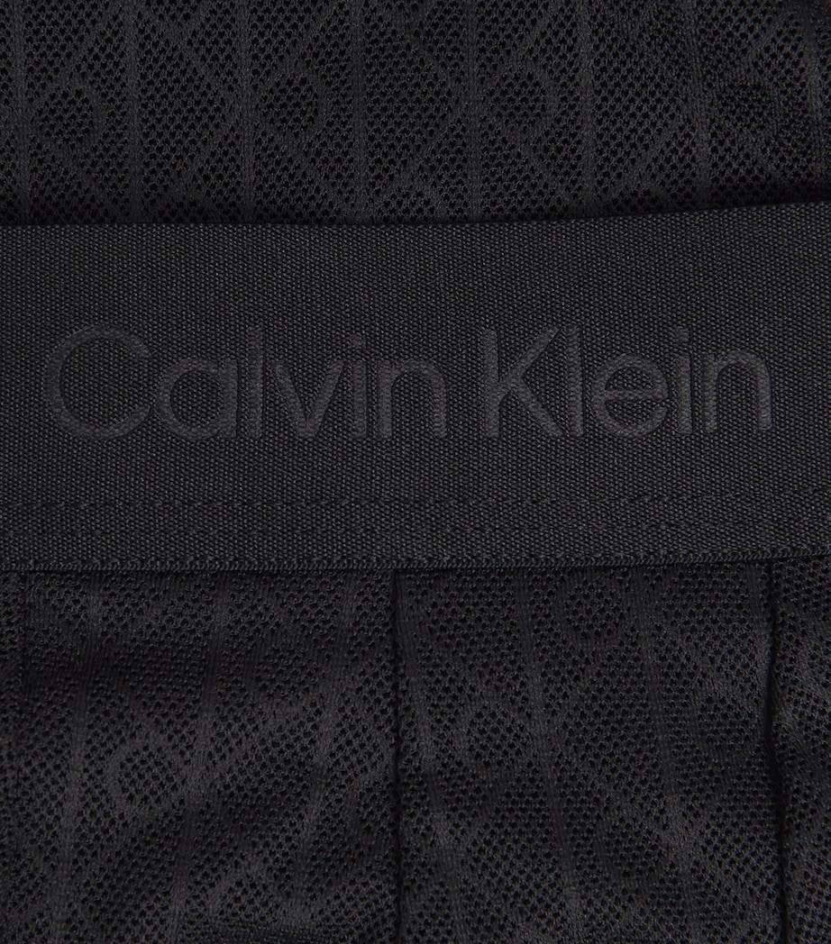 Microfibre Lace Trunks BLACK Image 5