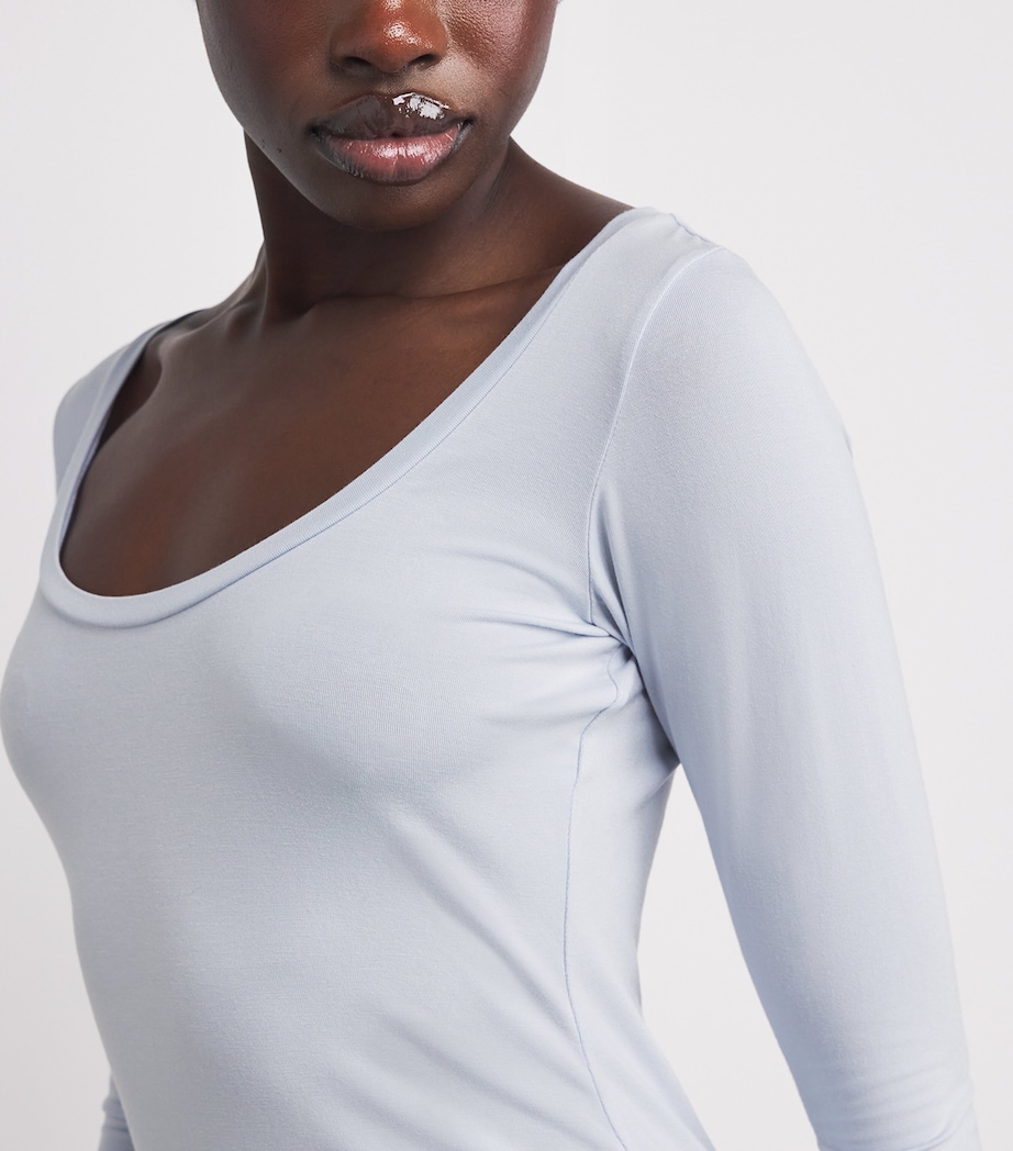 Modal-Blend Long-Sleeve Pyjama Set ZEN BLUE Image 4