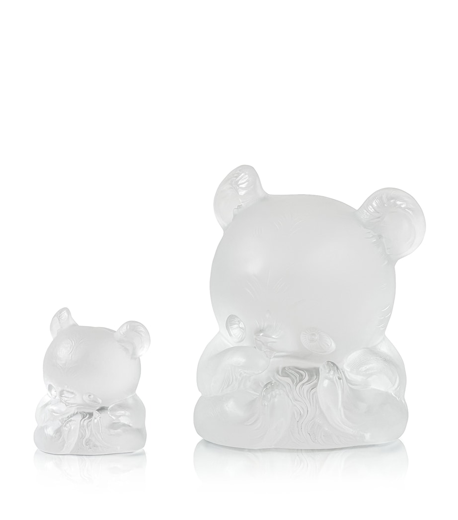 x Han Meilin Crystal Yuan-Yuan Panda Ornament (12cm) INCOLORE Image 3