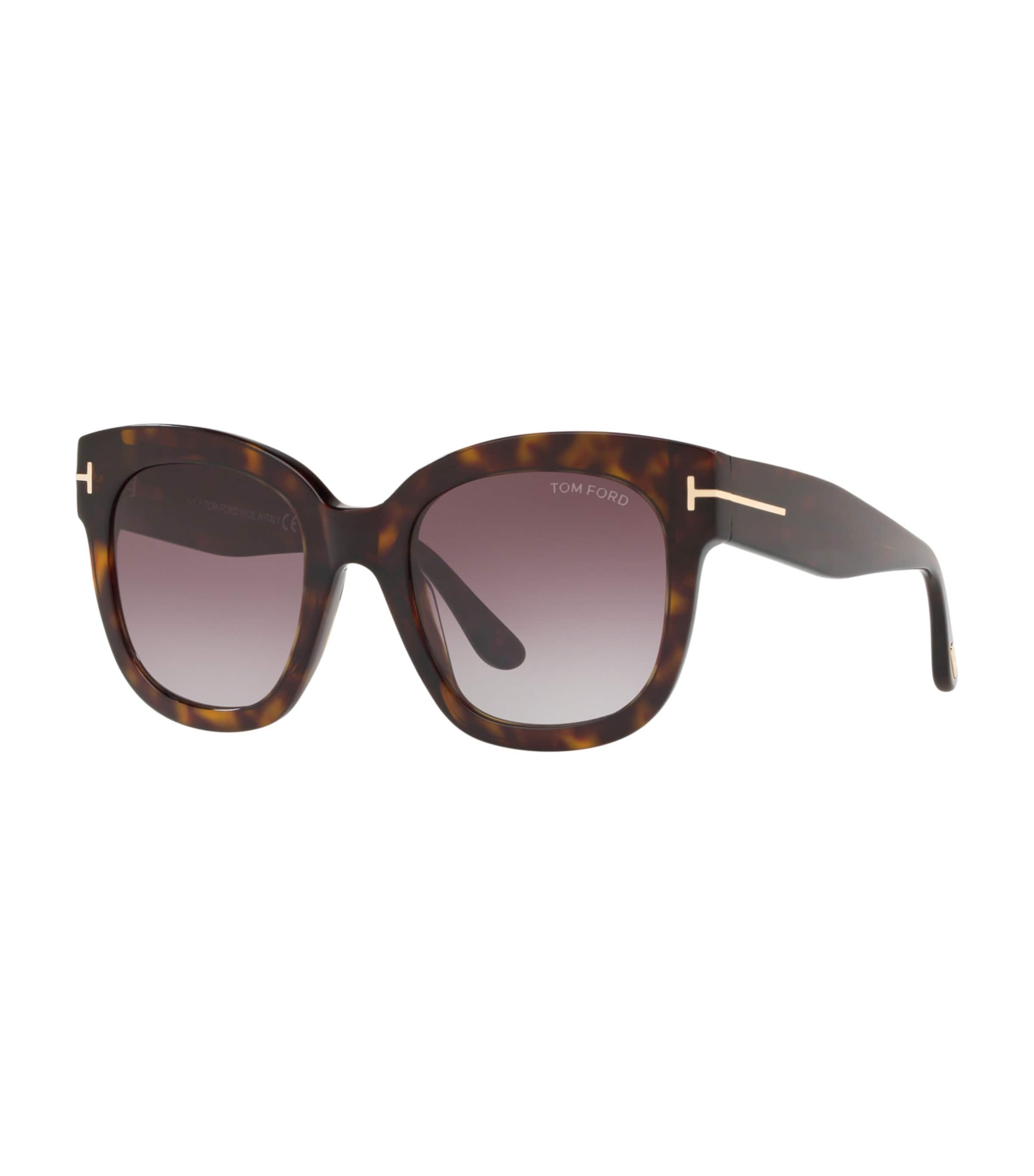 Rectangle Sunglasses BROWN Image 2