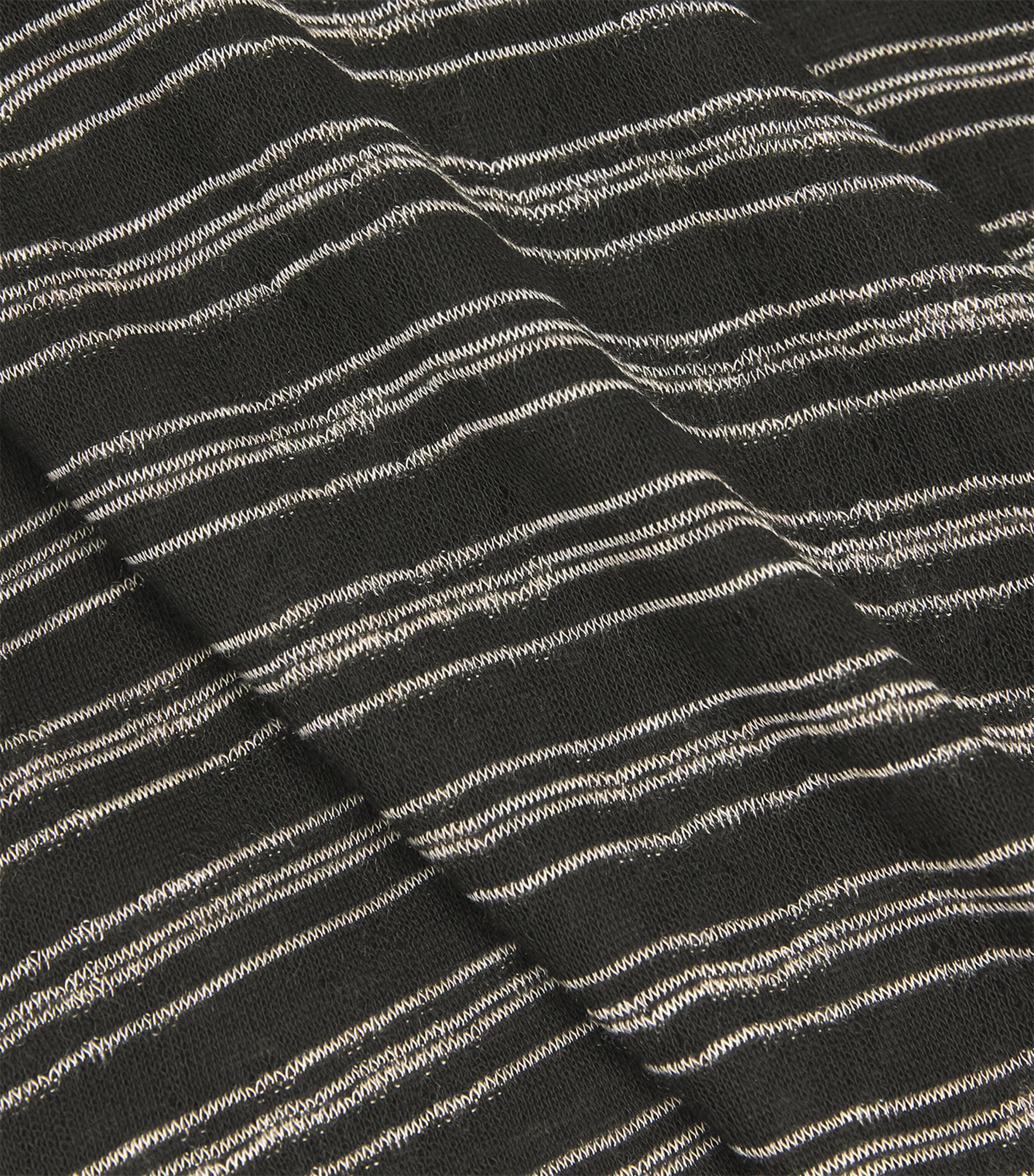 Stripe Layering Hoodie BLACK STRIPED PANNA Image 5