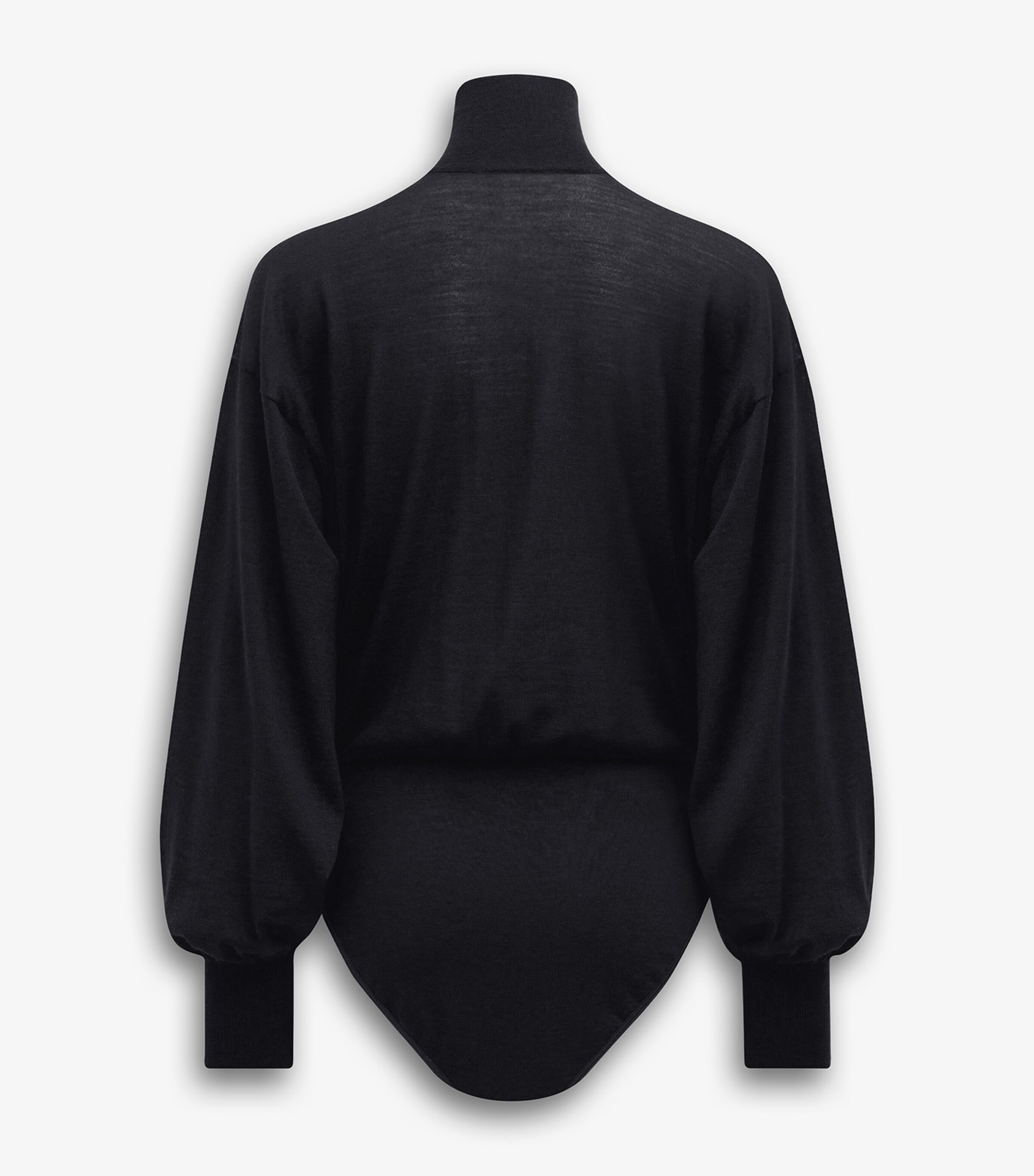 Alaïa Womens Slit-Detail Bodysuit Noir Alaia Image 2