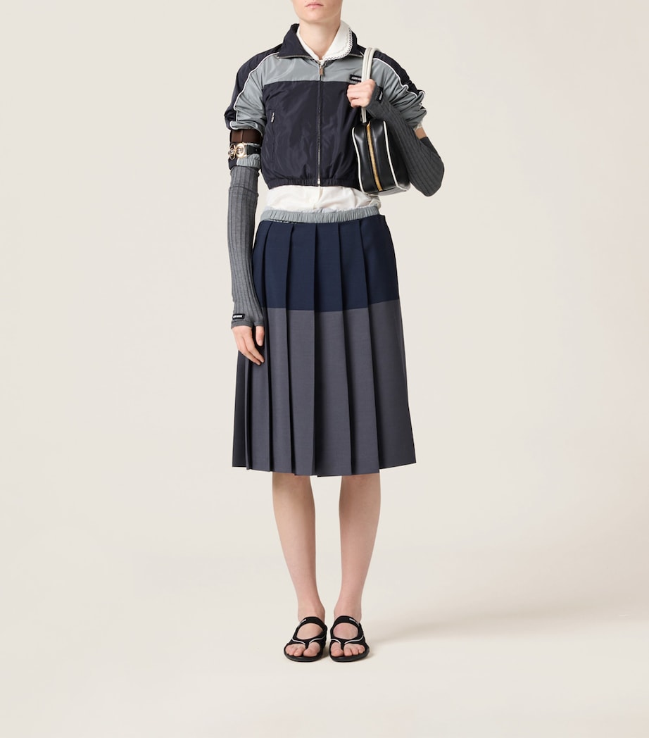 Technical Cropped Jacket F097B Image 2