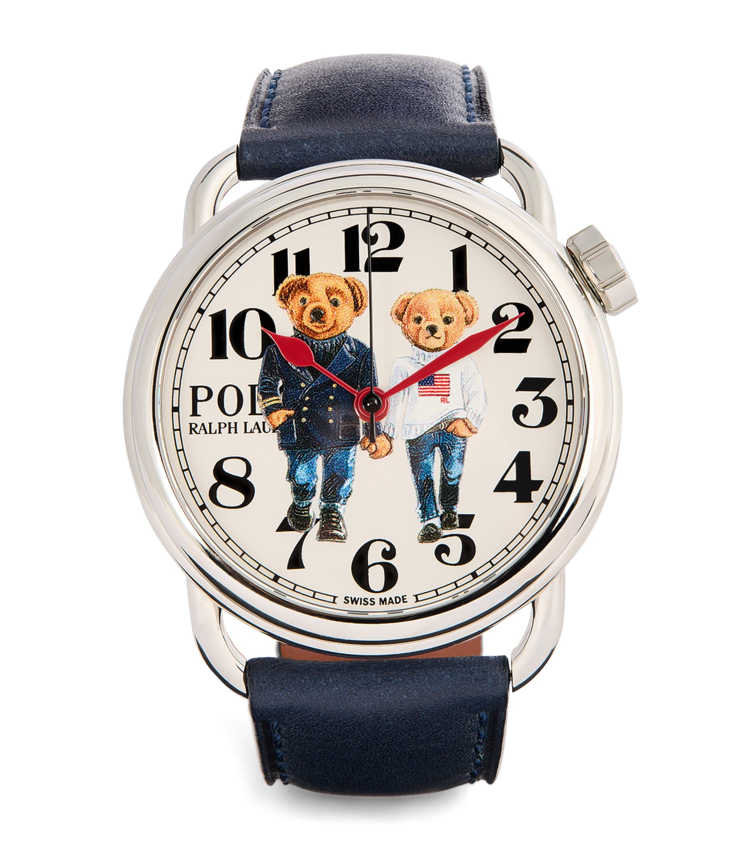Polo Ralph Lauren Stainless Steel Ralph and Ricky Bear Watch 38mm Image 1