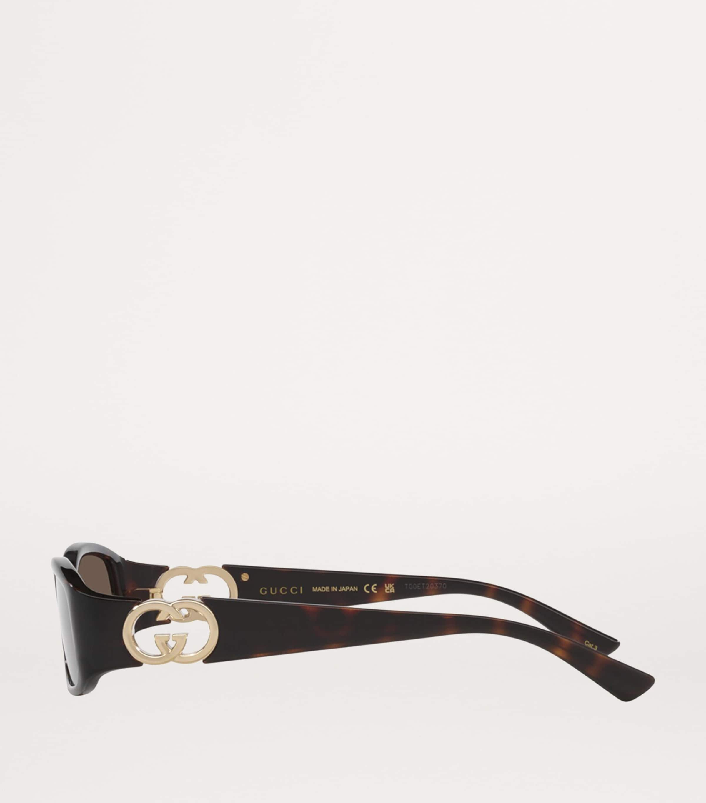 Gucci Slim Rectangular Sunglasses Image 3