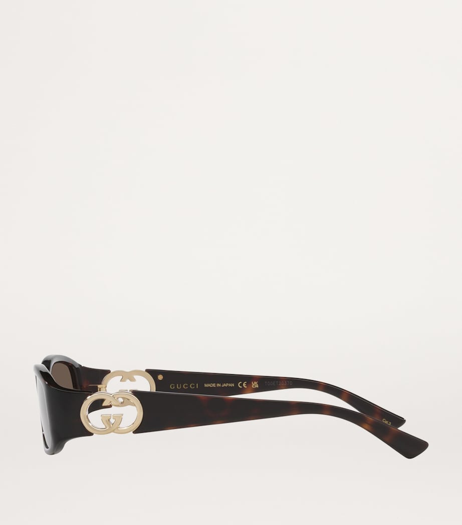 Gucci Slim Rectangular Sunglasses Image 3