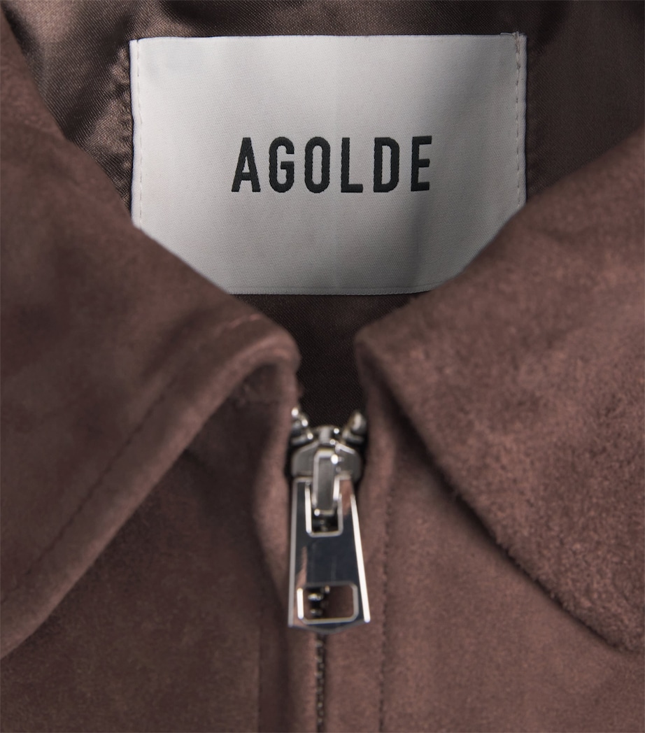 Suede Nahla Cropped Jacket ROTO Image 5