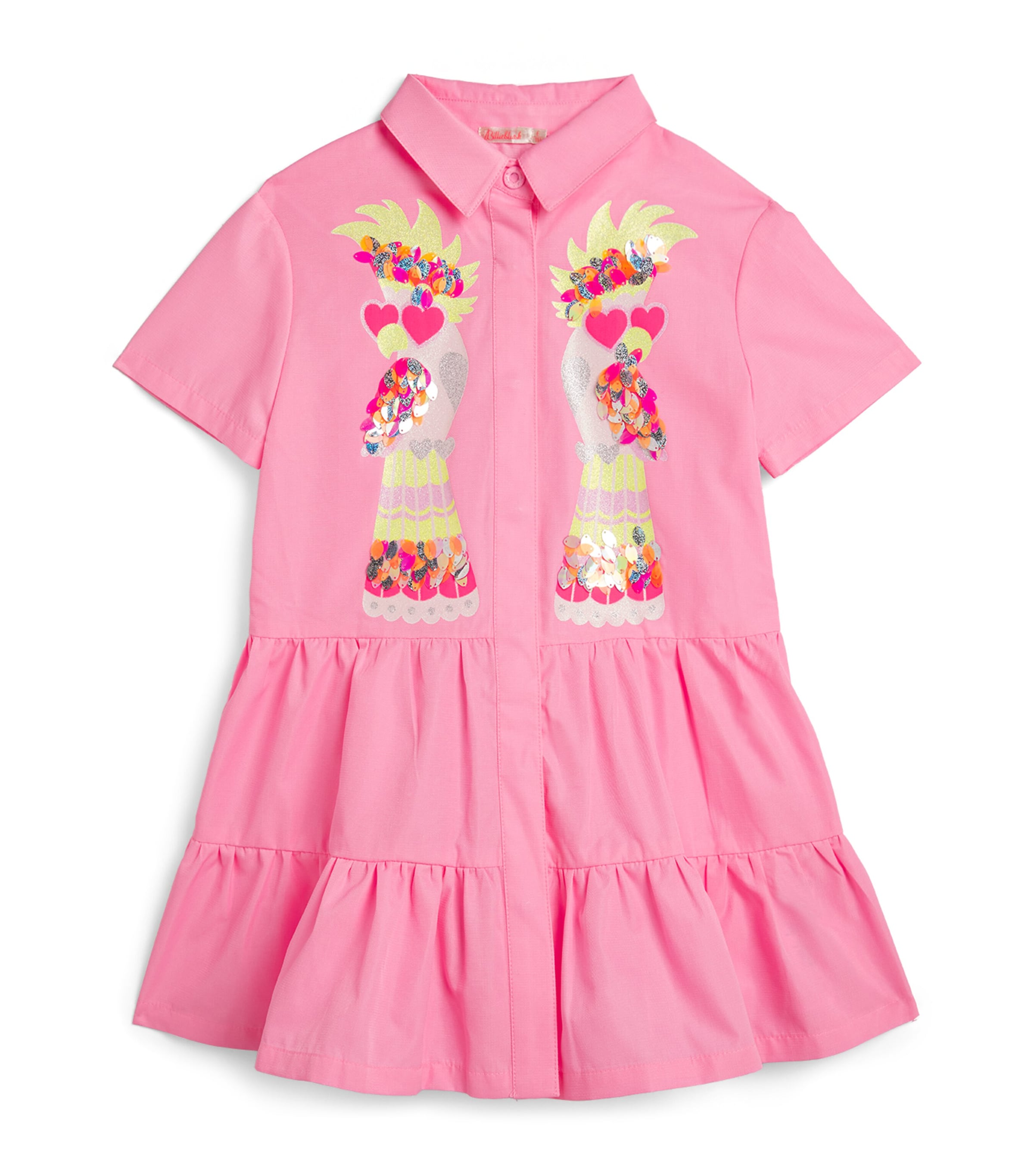 Billieblush Illustration-print Dress In Pink