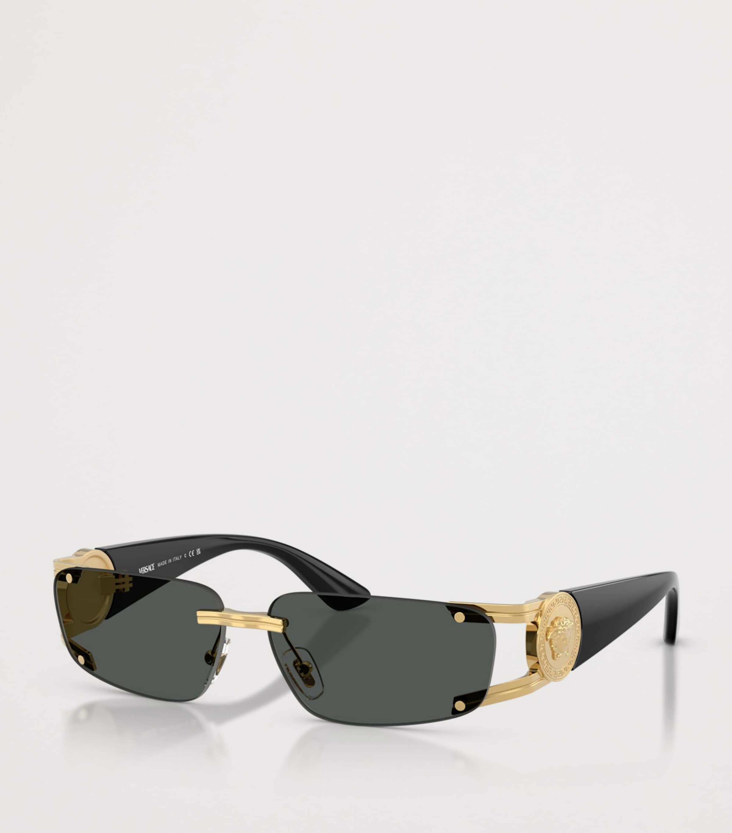 Versace Metal VE2291 Rectangle Sunglasses Image 2
