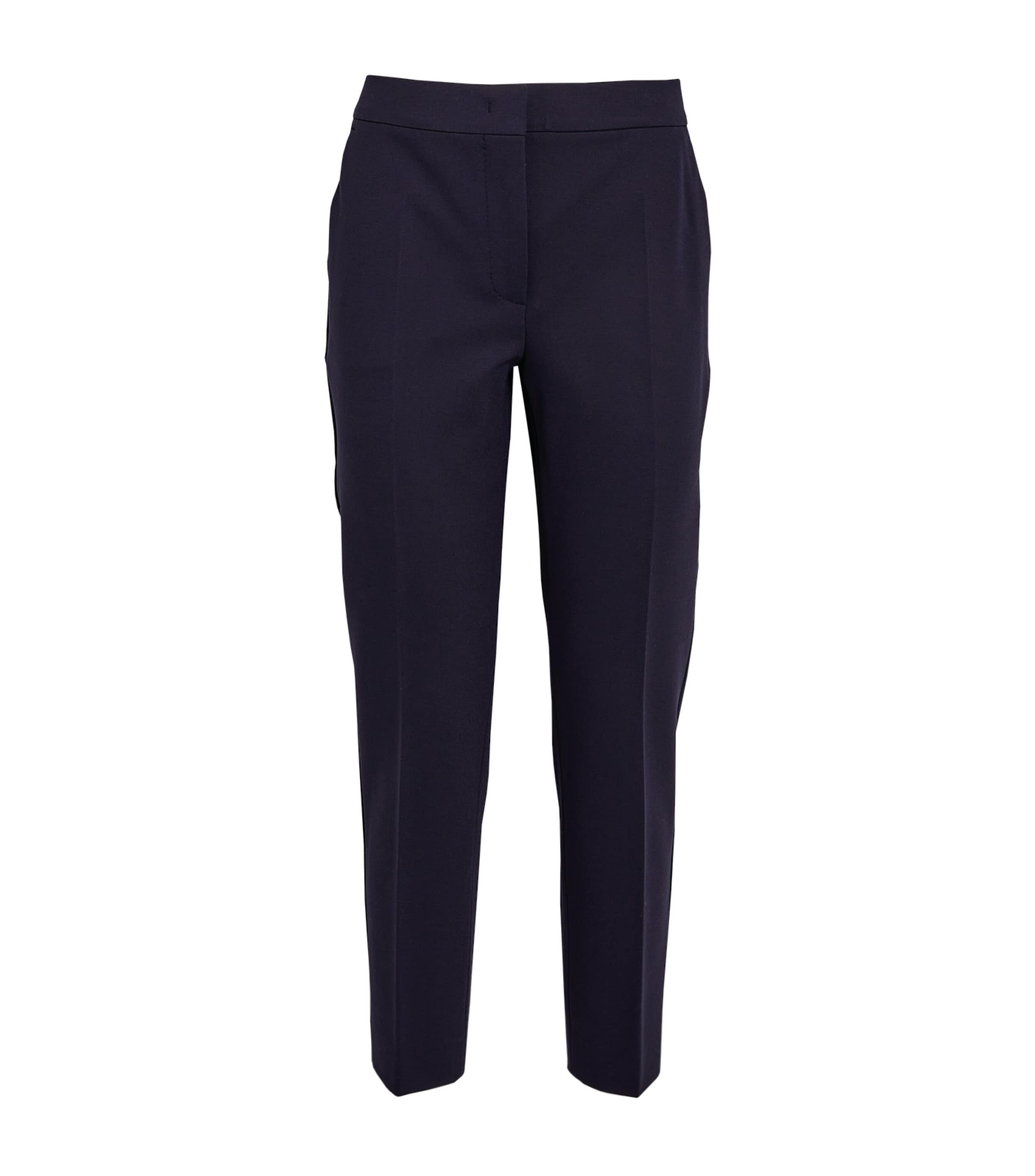 Max Mara Tapered Trousers In Blue