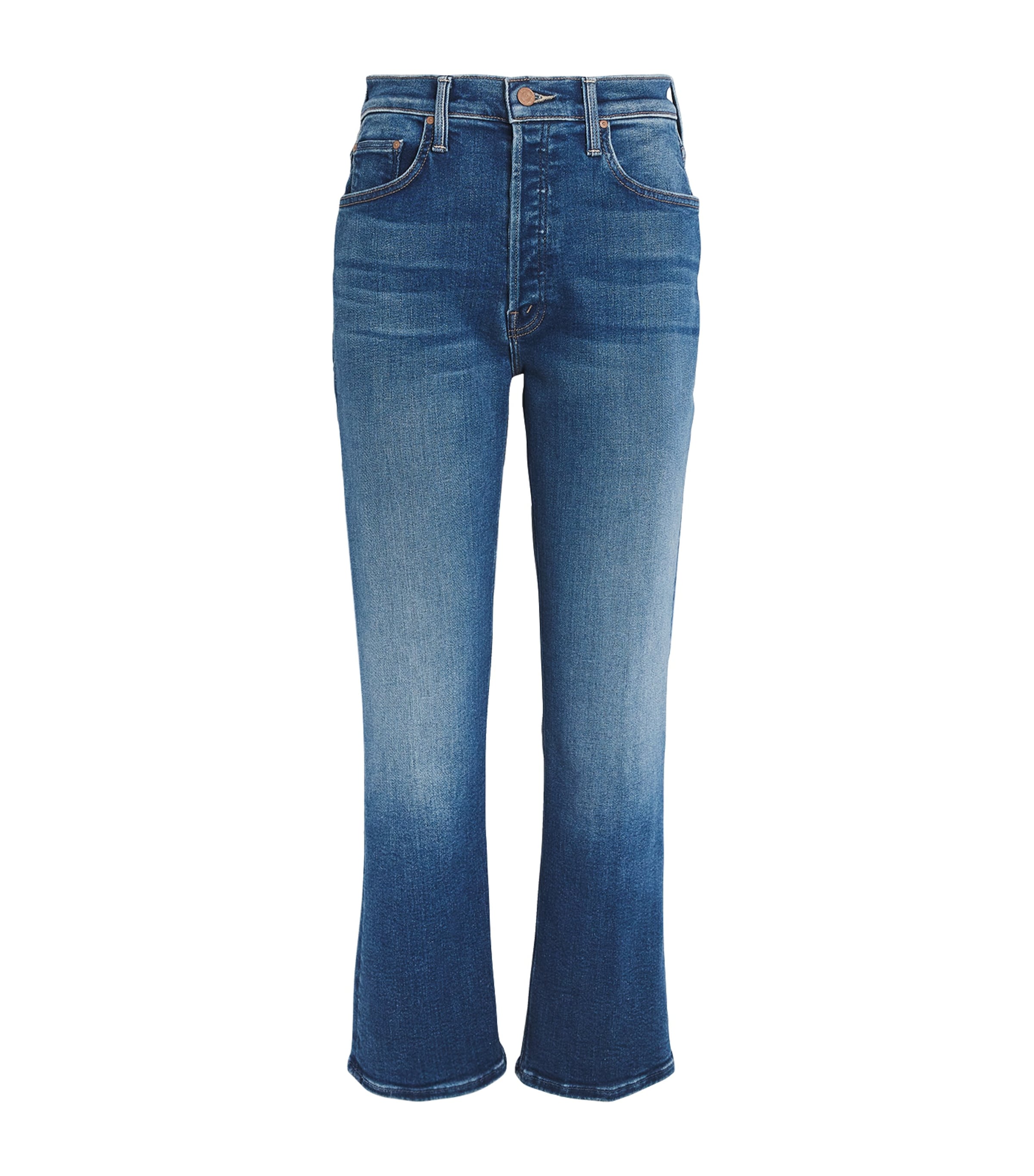 Mother The Tripper Ankle Slim Jeans In Blue